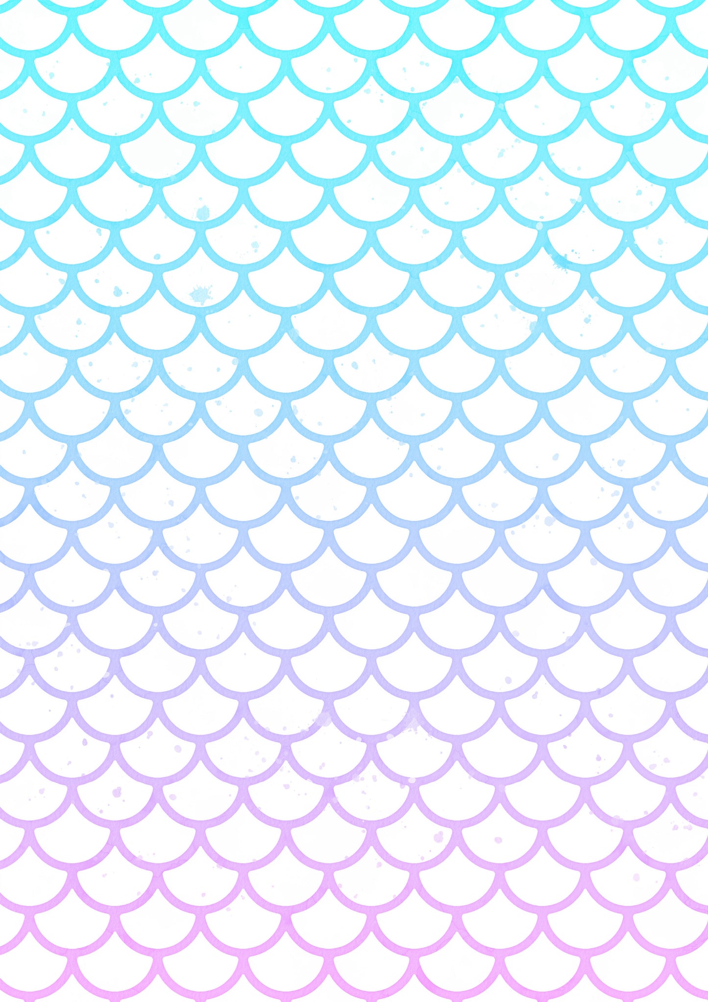 Digital Mermaid Invitation, Editable Digital File, A4 Size
