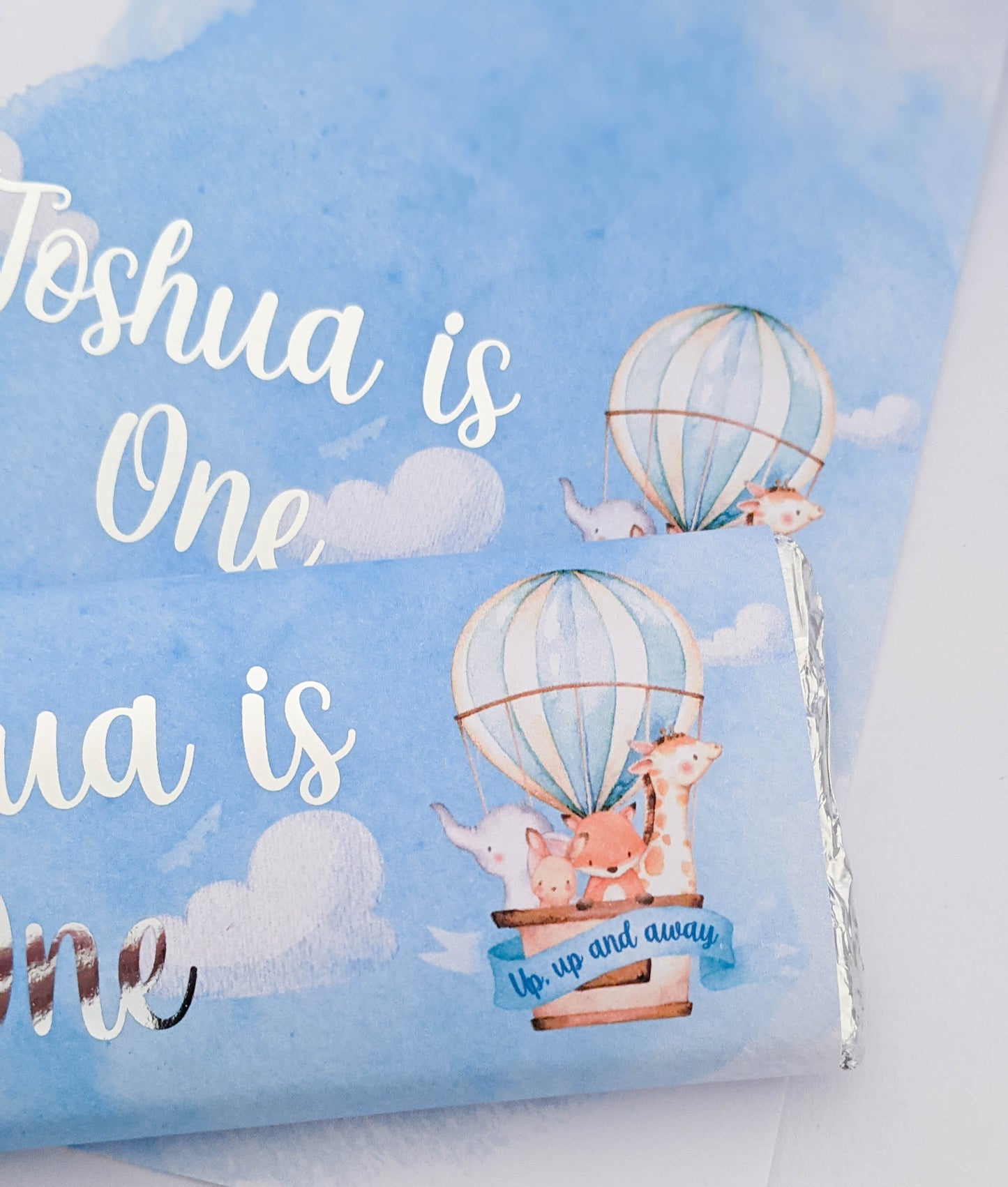 E&L Designs Animal Hot Air Balloon Chocolate Wrappers, Set of 10
