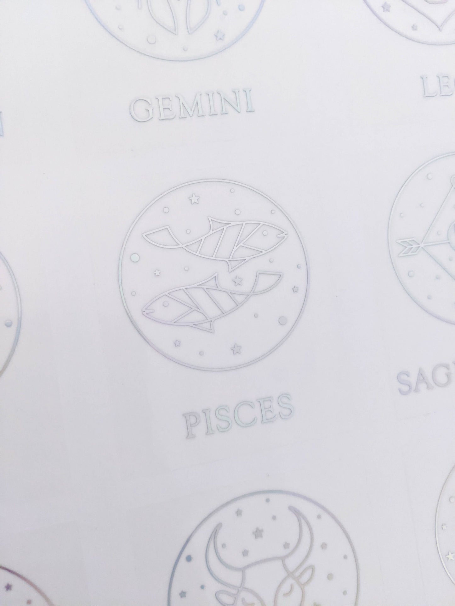 E&L Designs Astrology Sign Candle Stickers