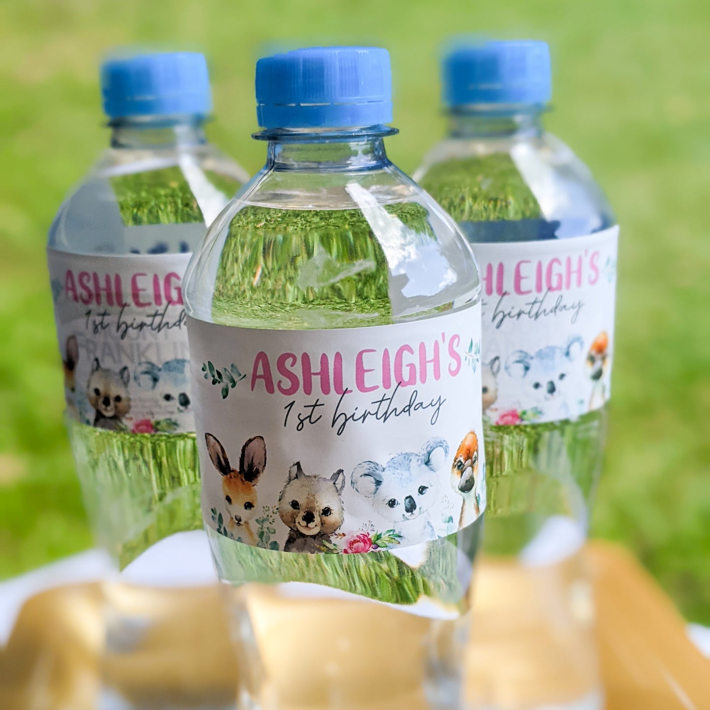 E&L Designs Australian Animals Water Bottle Labels