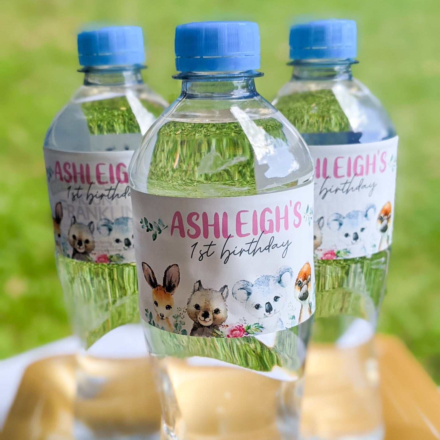 E&L Designs Australian Animals Water Bottle Labels