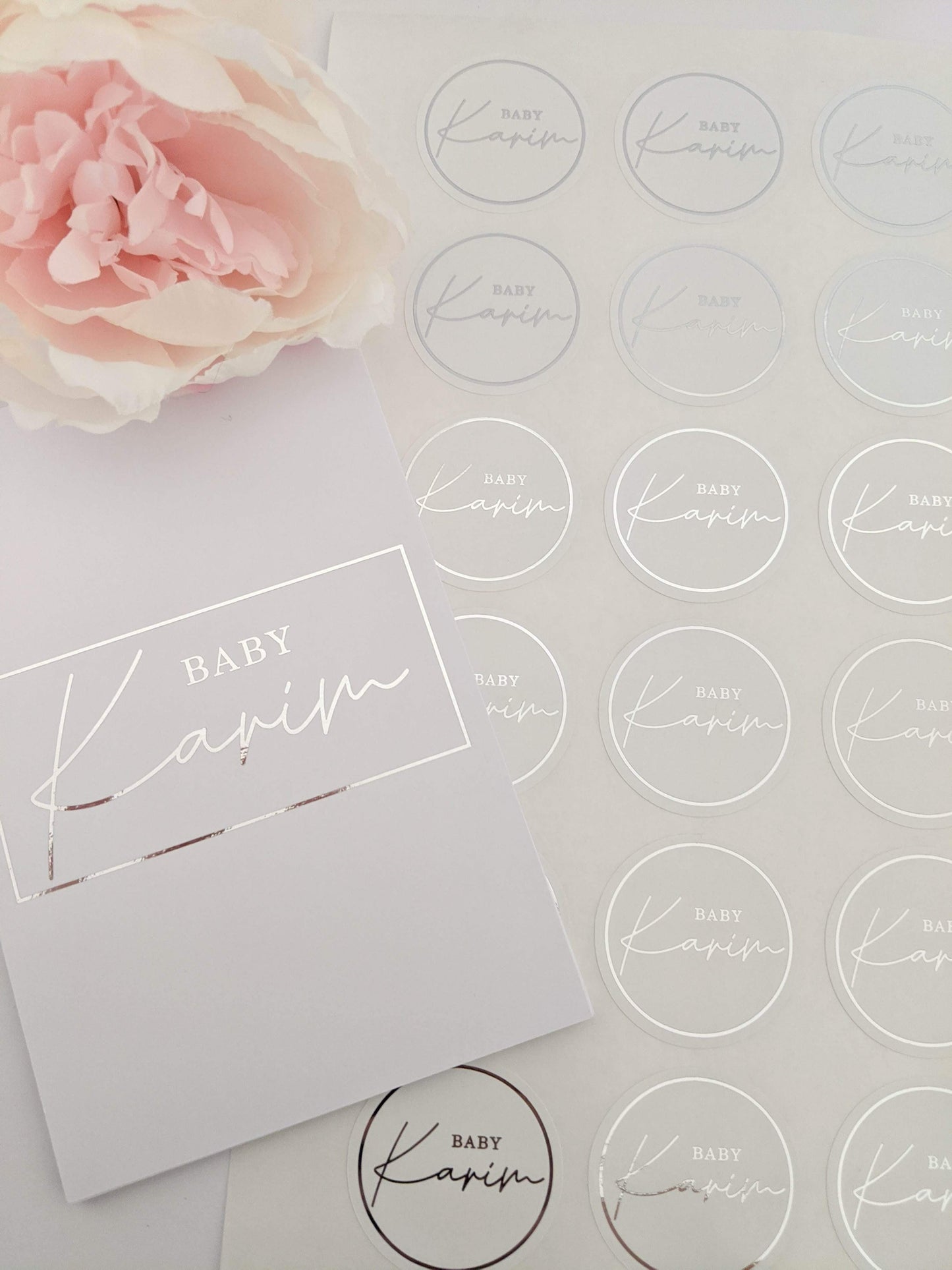 E&L Designs Baby Shower Chocolate Wrappers x 10