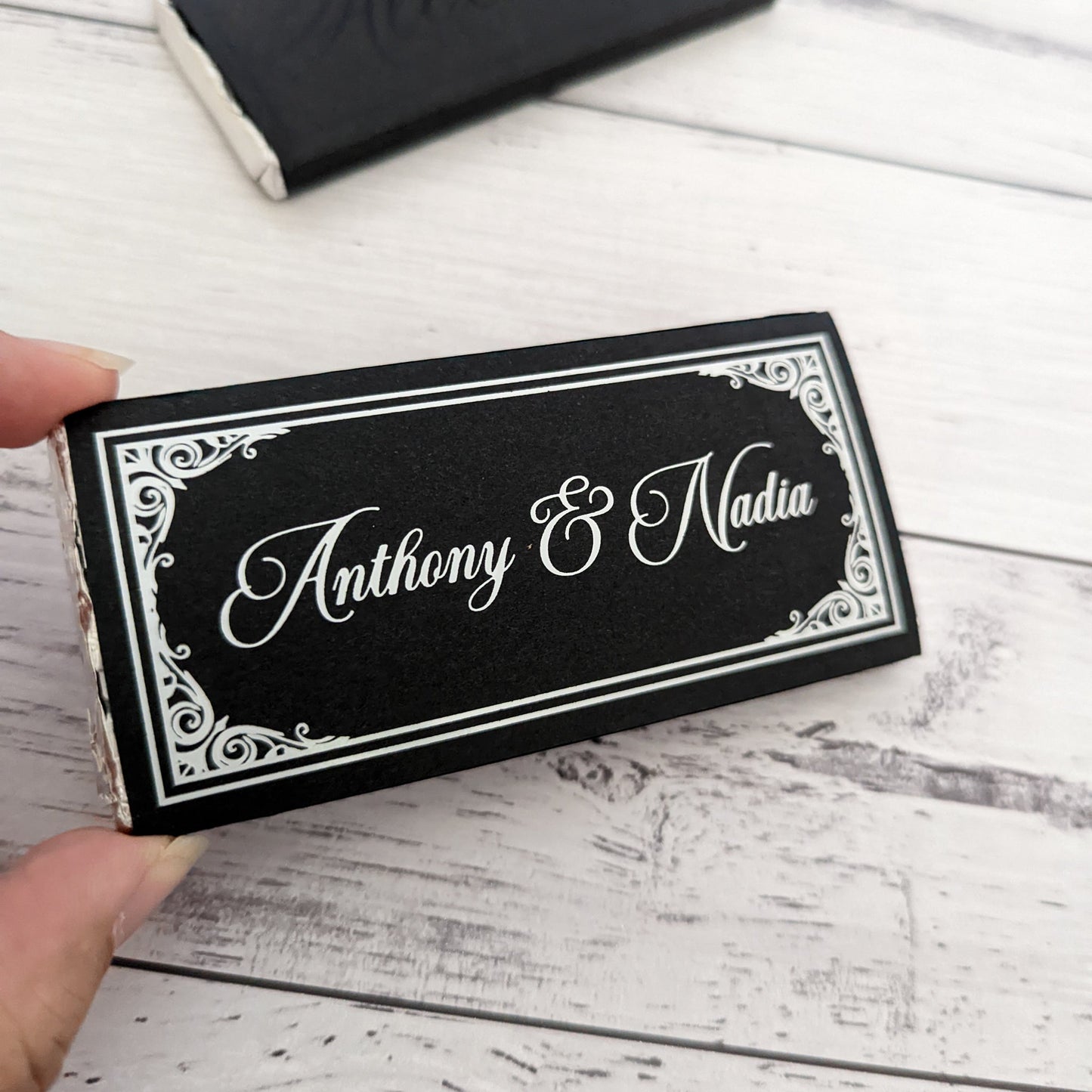 E&L Designs Black Chocolate Wrappers, Any Design