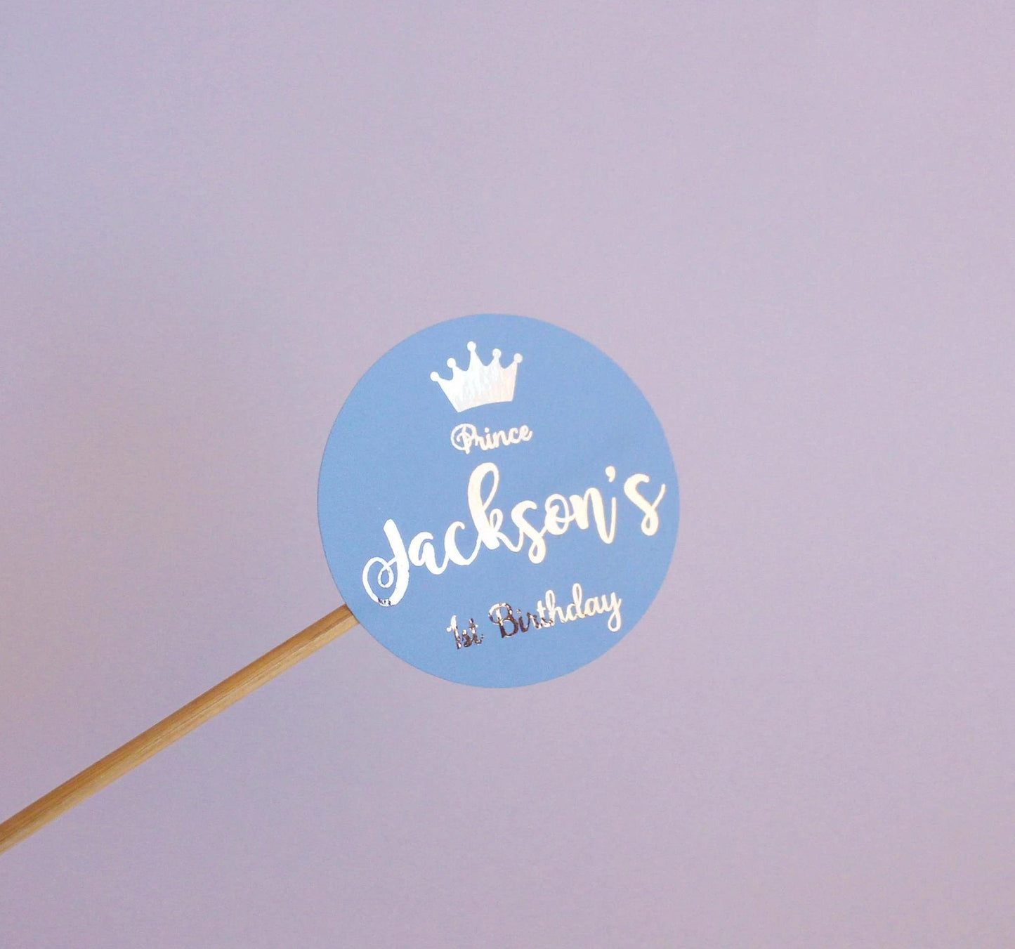 E&L Designs Blue Prince Personalised Foil Stickers