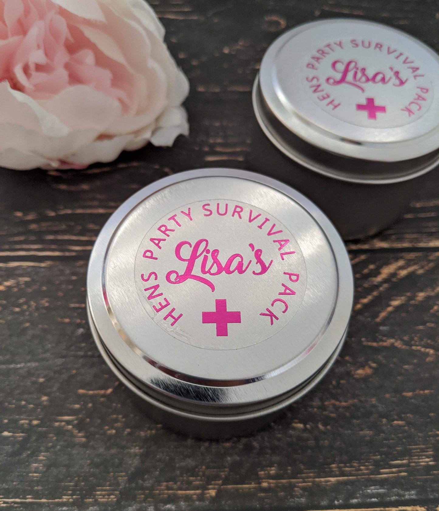 E&L Designs Clear Foil Hens Survival Kit Sticker