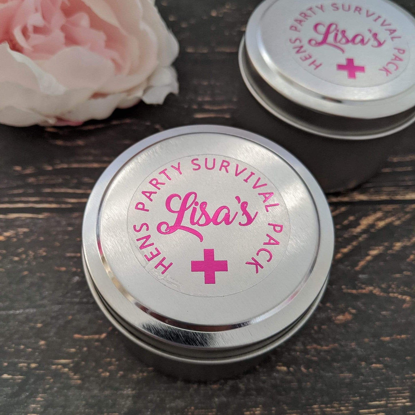 E&L Designs Clear Foil Hens Survival Kit Sticker