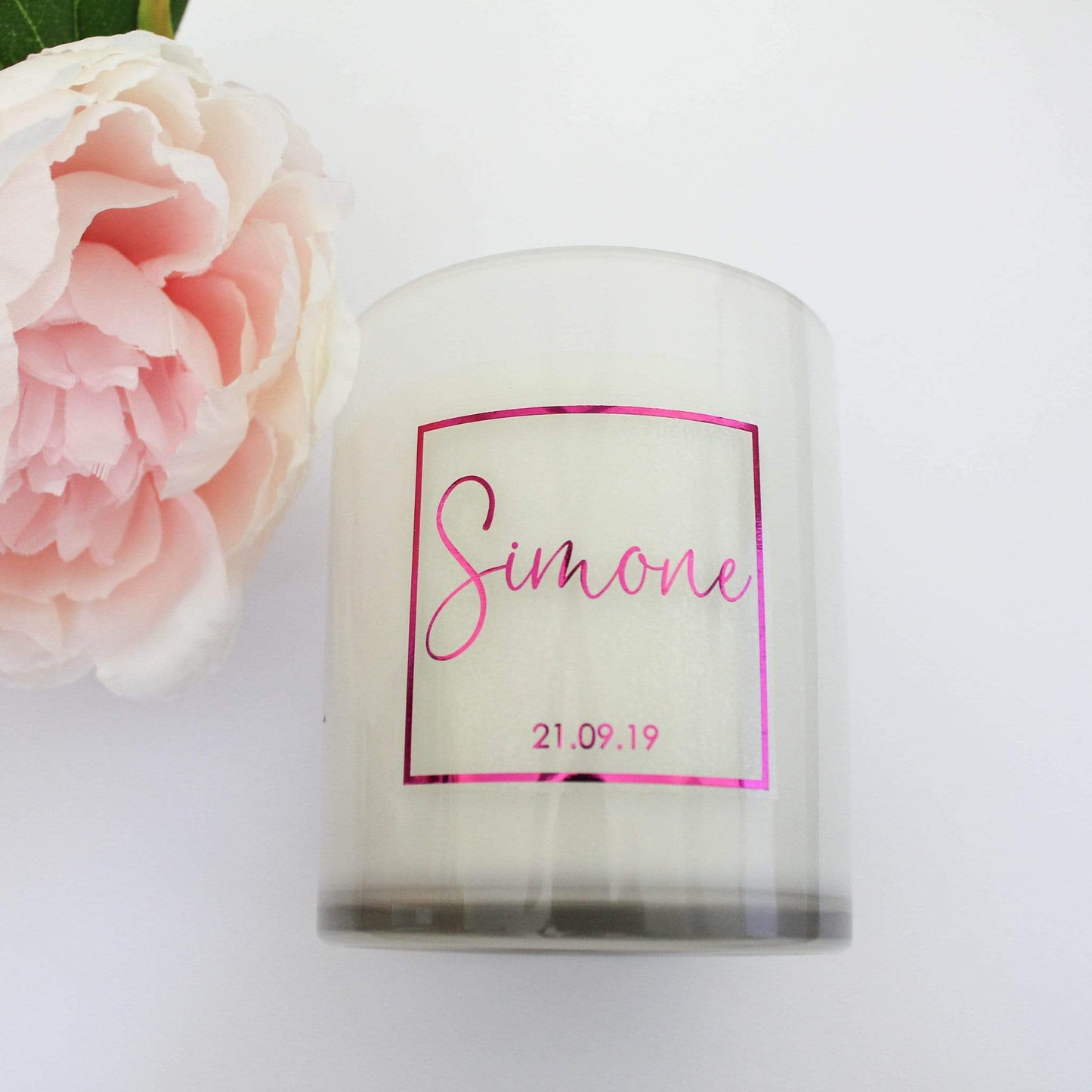 E&L Designs Clear Foiled Candle Stickers - Business Stickers