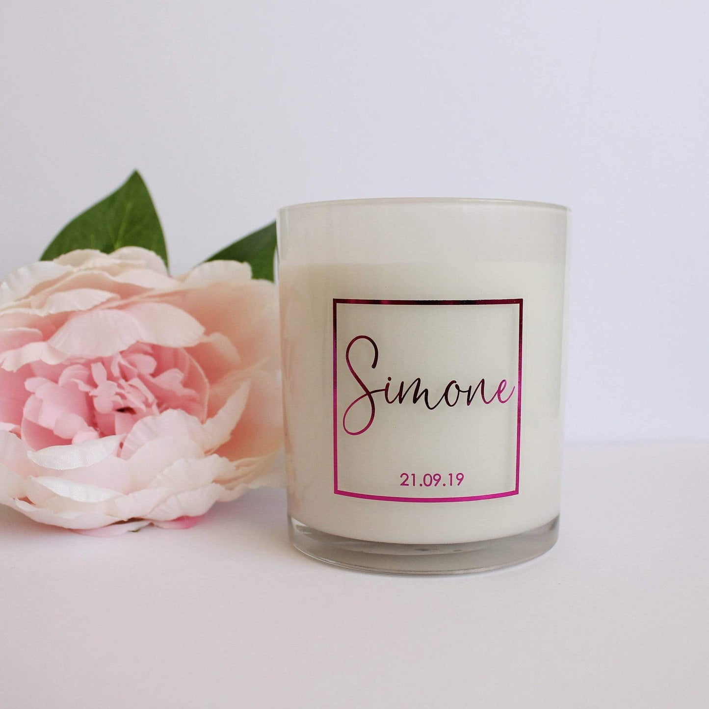 E&L Designs Clear Foiled Candle Stickers - Business Stickers