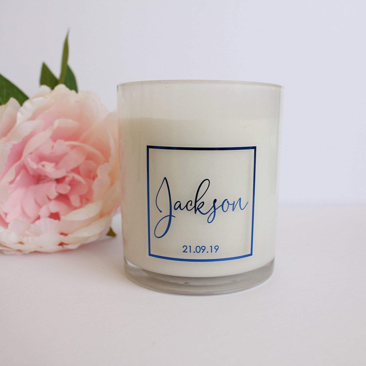 E&L Designs Clear Foiled Candle Stickers - Business Stickers