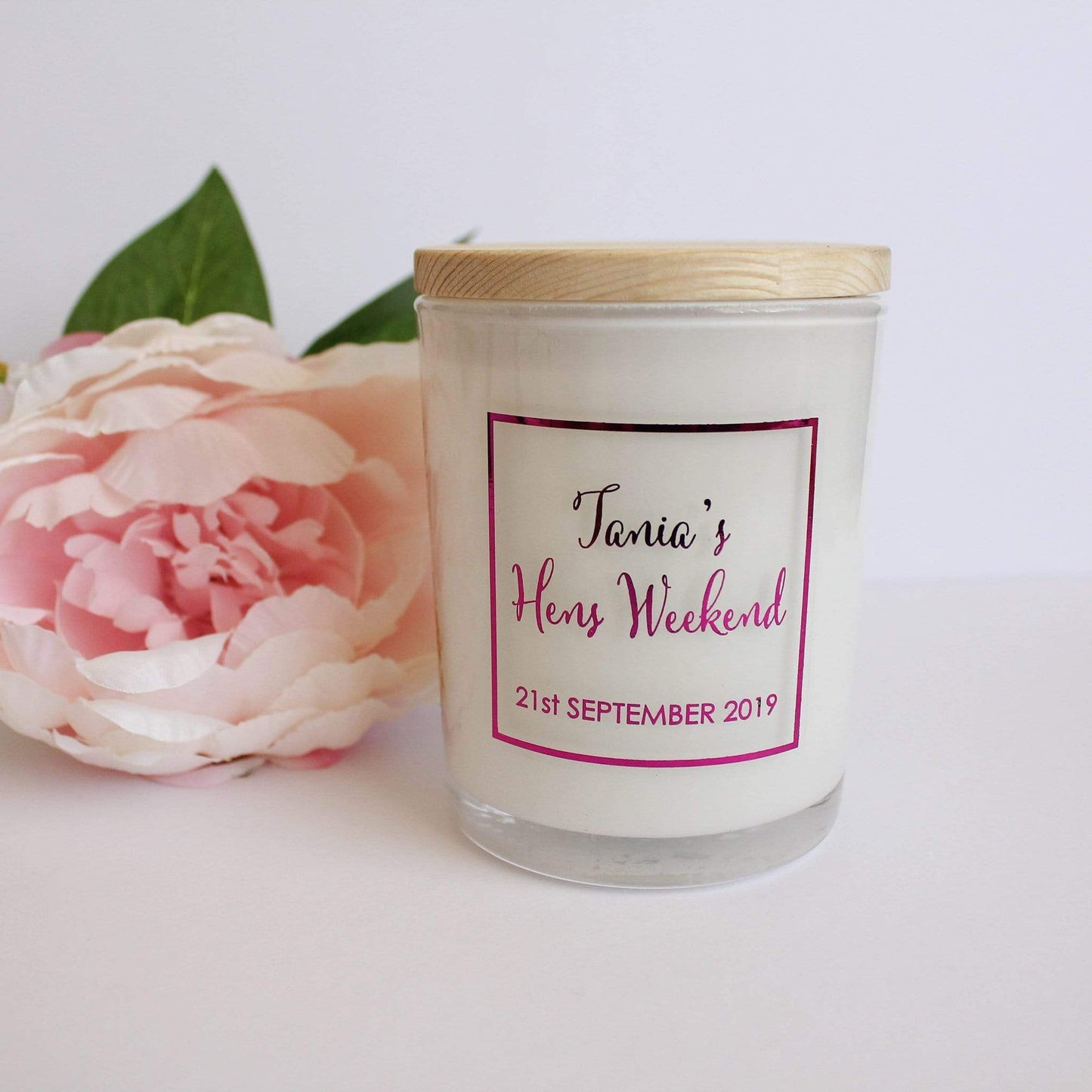 E&L Designs Clear Foiled Candle Stickers - Business Stickers