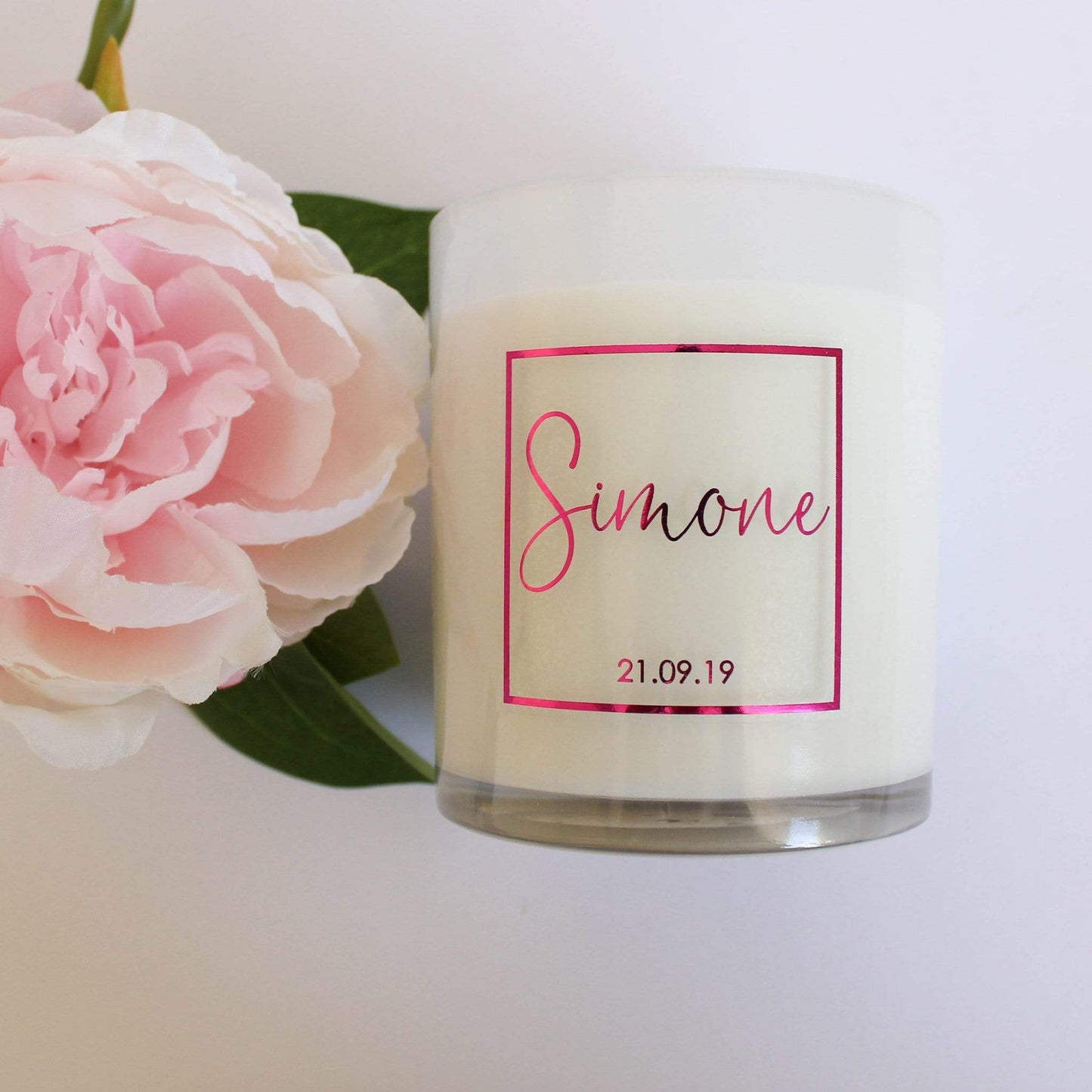 E&L Designs Clear Foiled Candle Stickers - Business Stickers