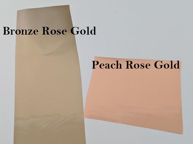 E&L Designs Clear Rose Gold Foil Wedding Invitation Envelope Seals