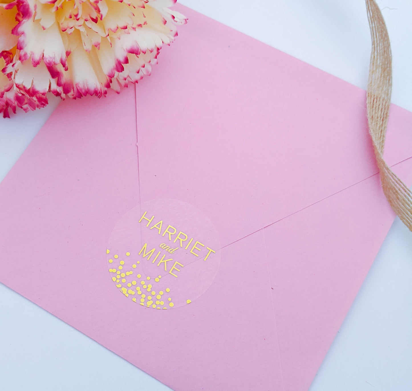 E&L Designs Confetti Foil Envelope Seals