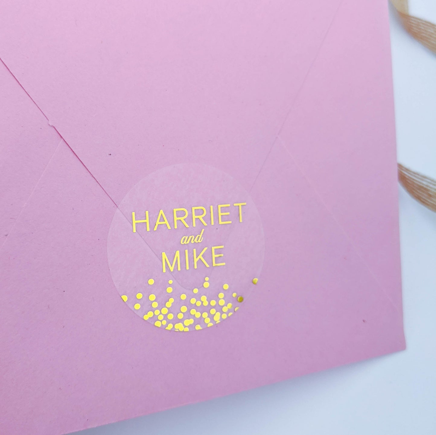 E&L Designs Confetti Foil Envelope Seals