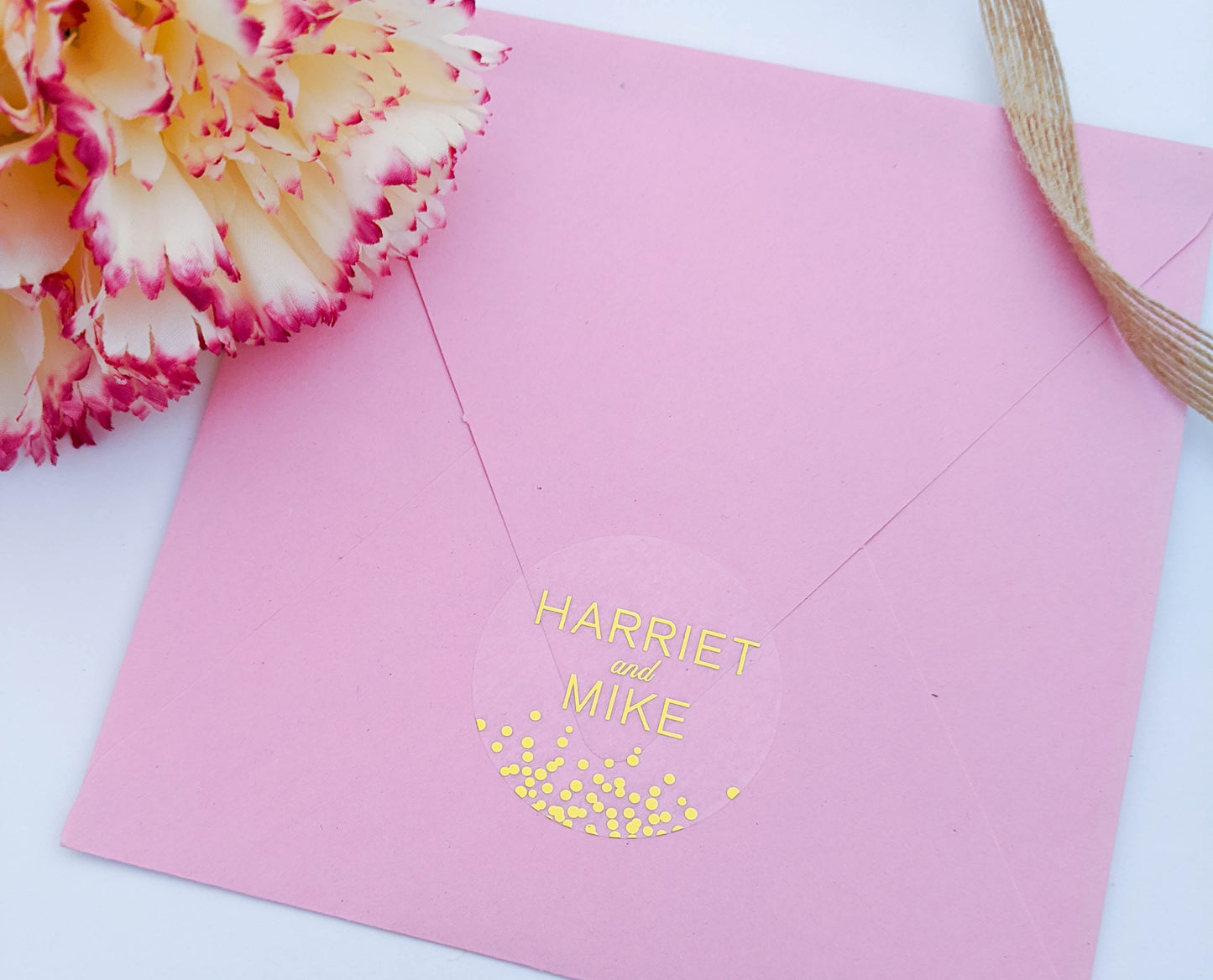 E&L Designs Confetti Foil Envelope Seals