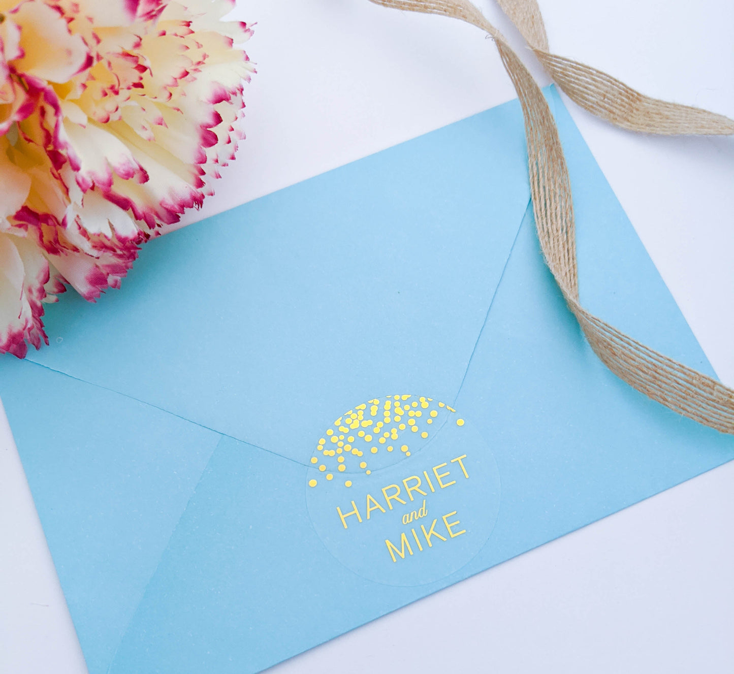 E&L Designs Confetti Foil Envelope Seals