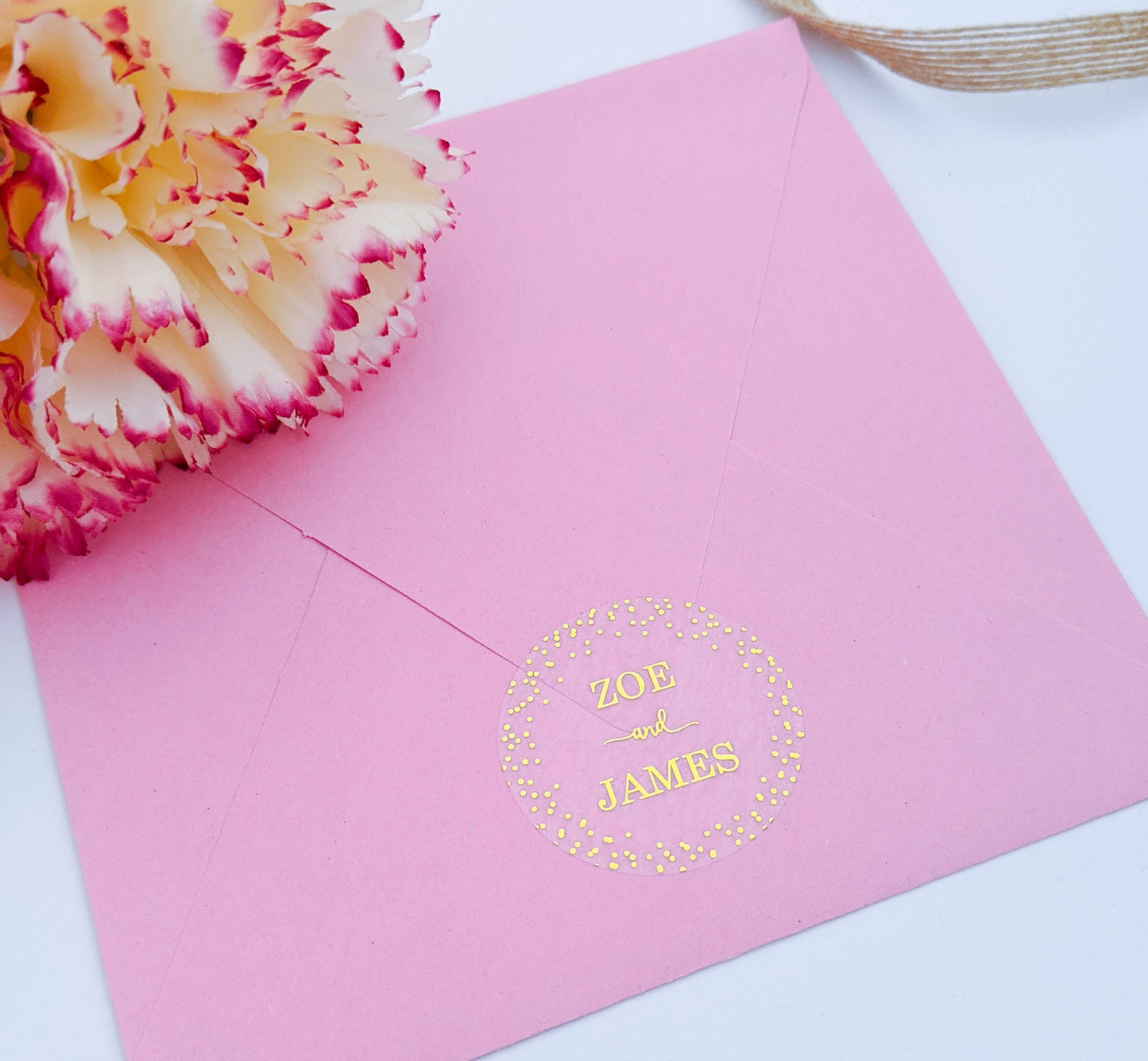 E&L Designs Confetti Foil Envelope Seals