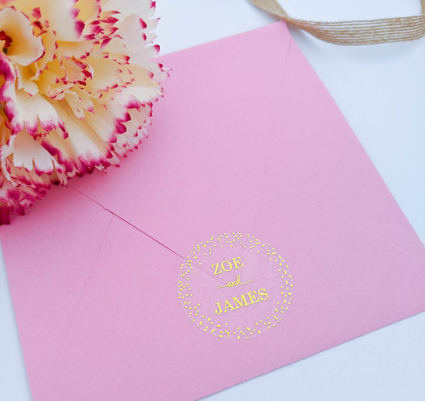 E&L Designs Confetti Foil Envelope Seals