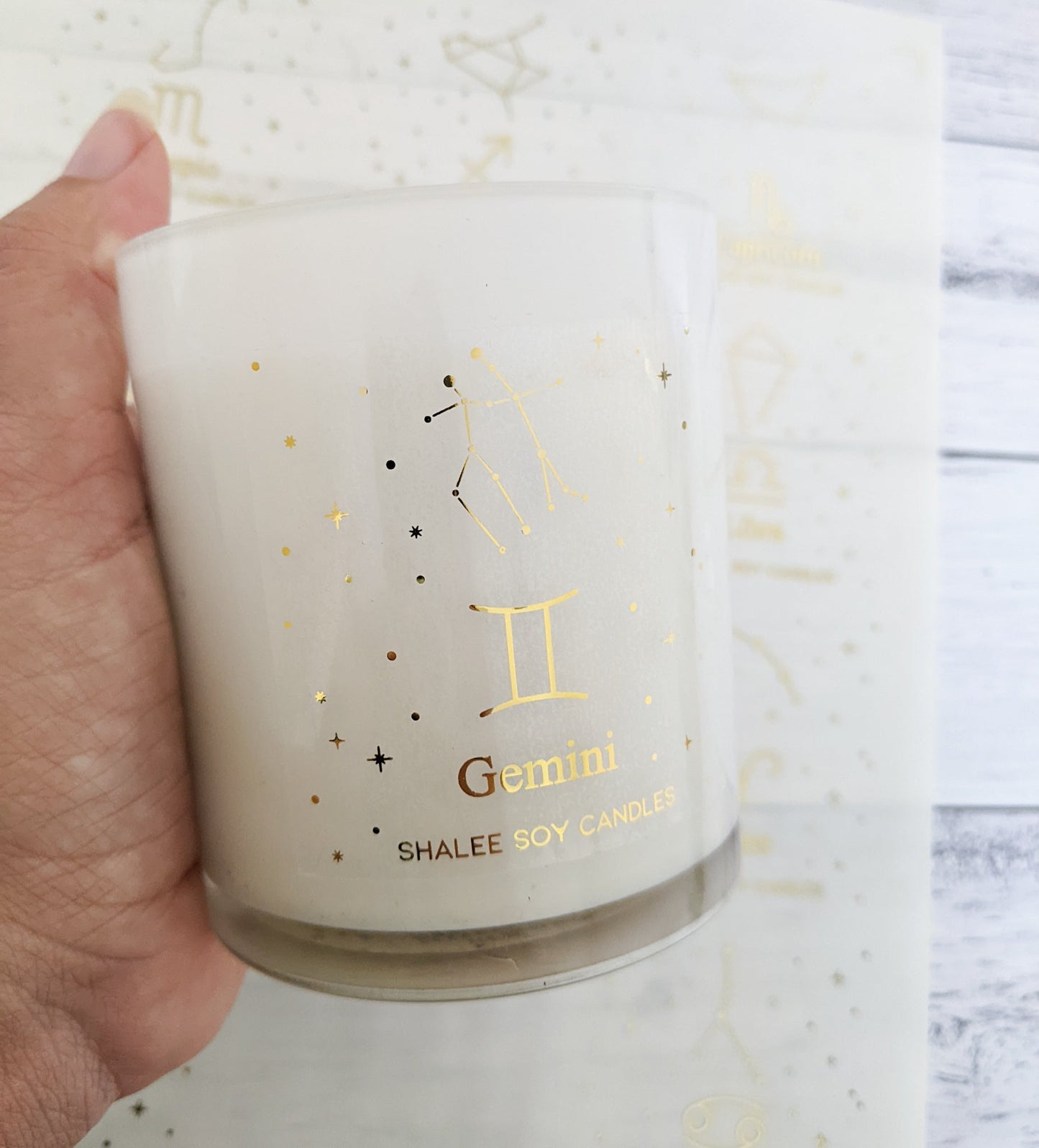 E&L Designs Constellations Star Sign Candle Stickers