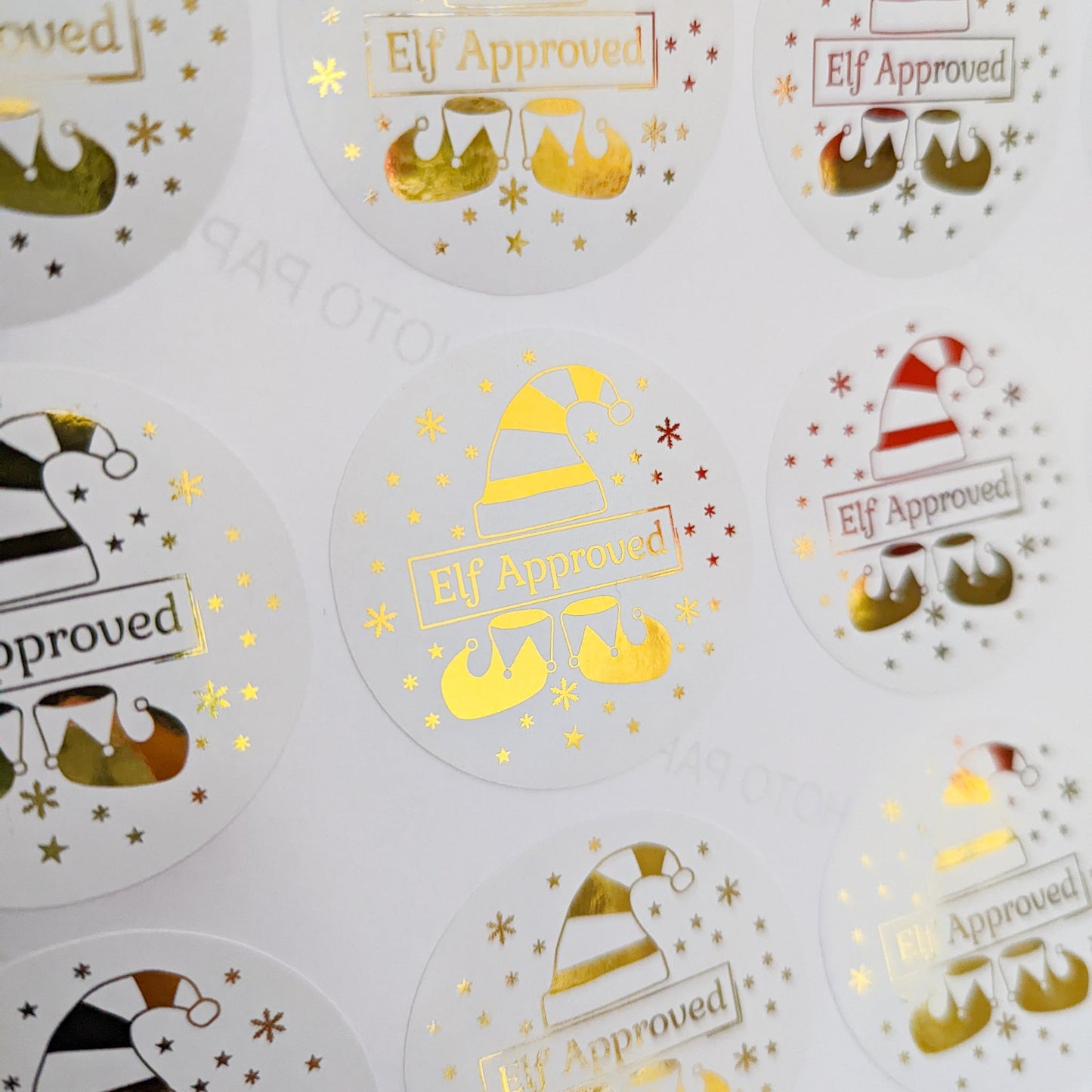 E&L Designs Elf Approved Stickers