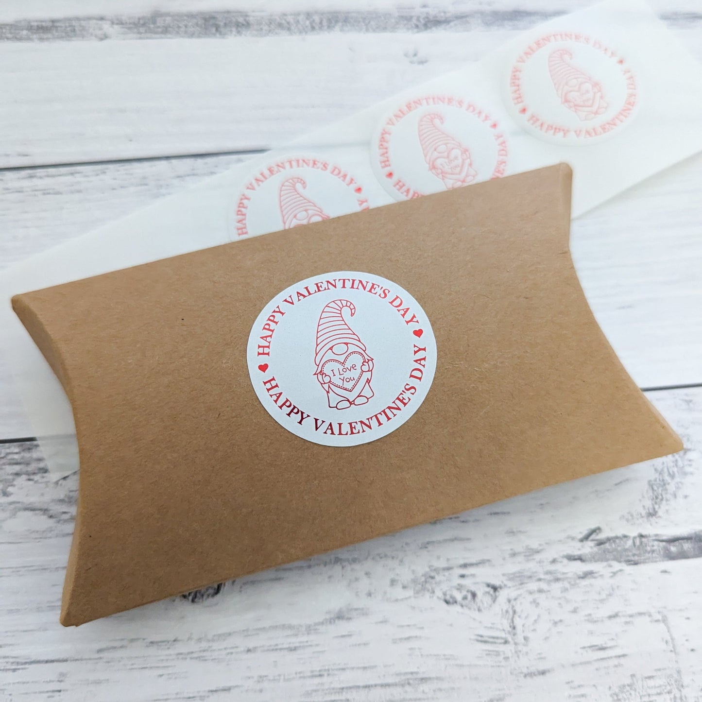 E&L Designs Gnome Valentine's Day Stickers