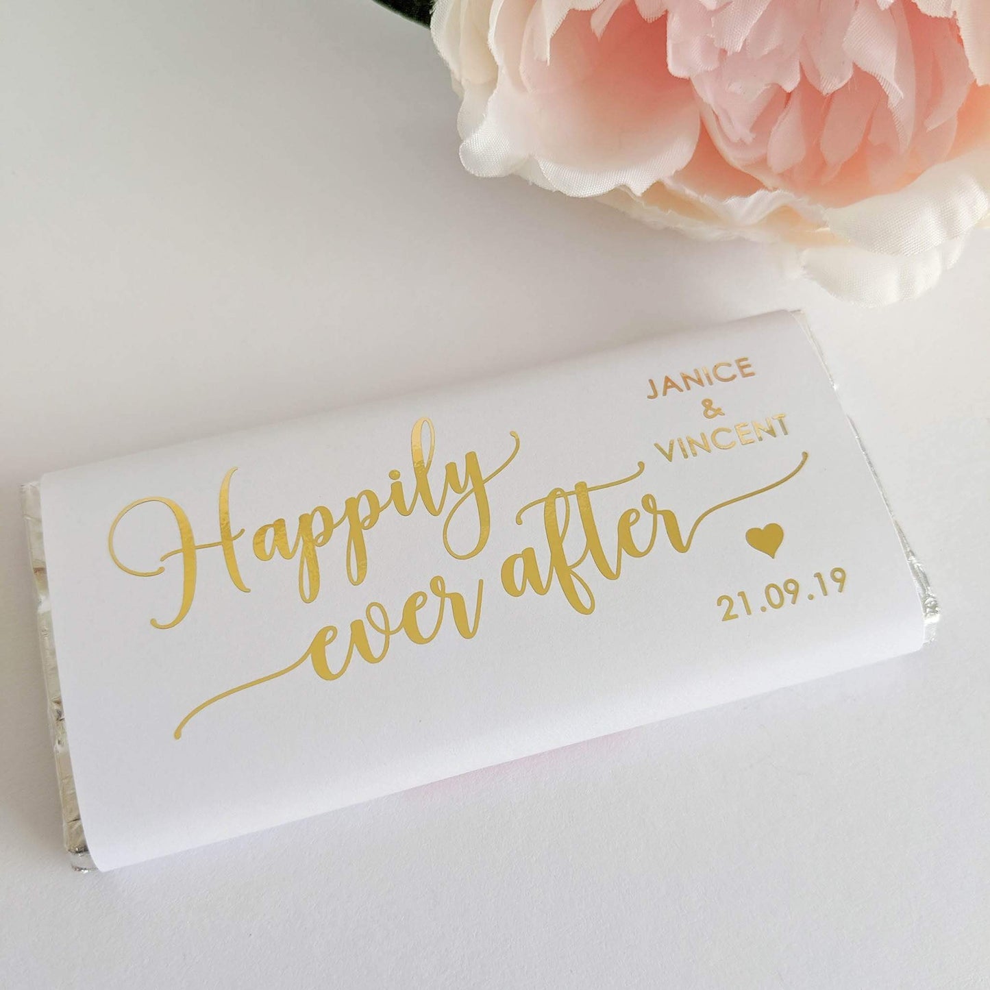 E&L Designs Happily Ever After Chocolate Wrappers x 10