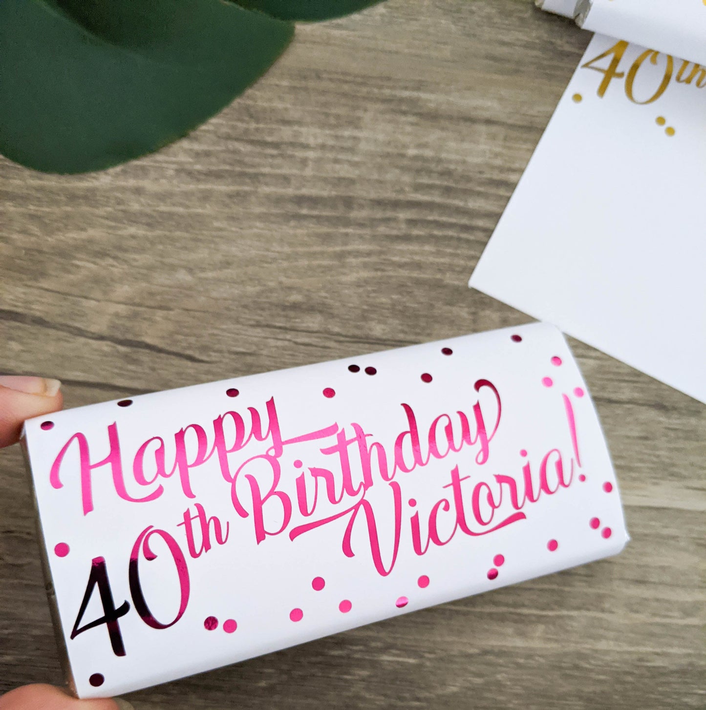 E&L Designs Happy Birthday Confetti Chocolate Wrappers, Set of 10