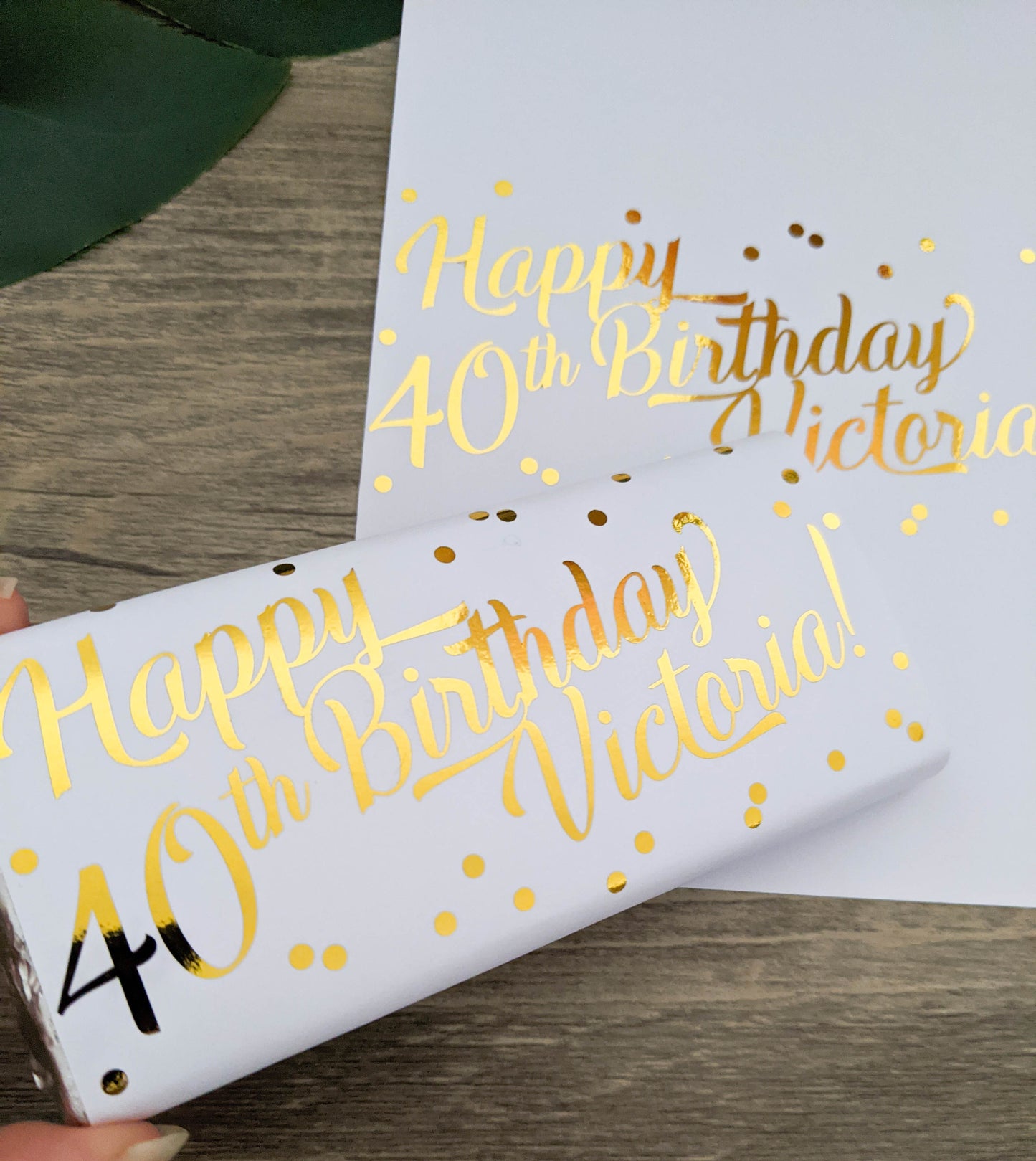E&L Designs Happy Birthday Confetti Chocolate Wrappers, Set of 10