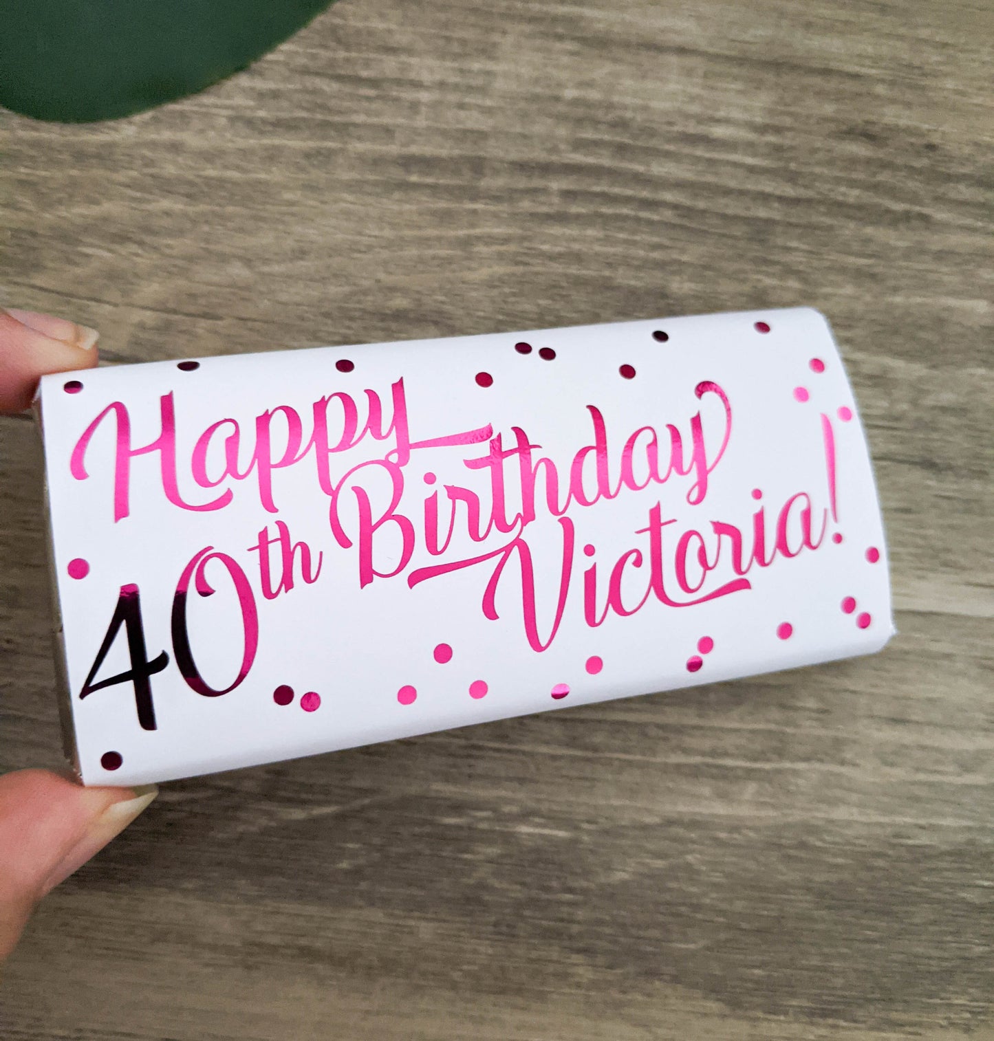 E&L Designs Happy Birthday Confetti Chocolate Wrappers, Set of 10