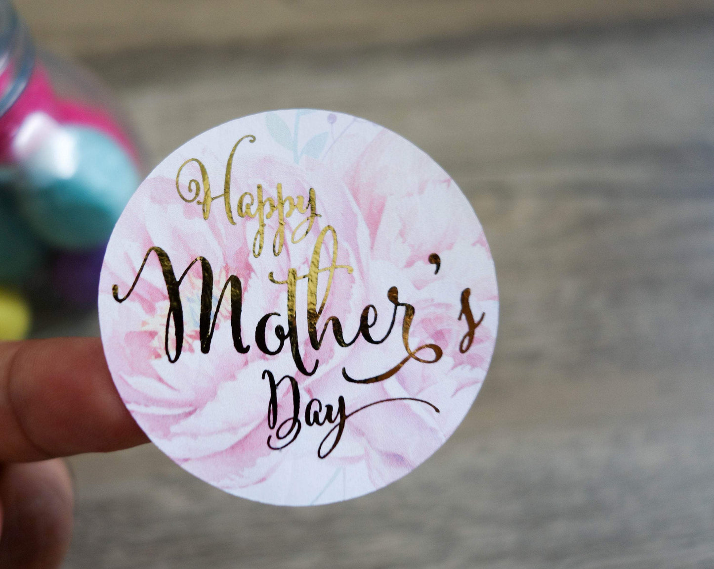 E&L Designs Happy Mother's Day Foil Stickers