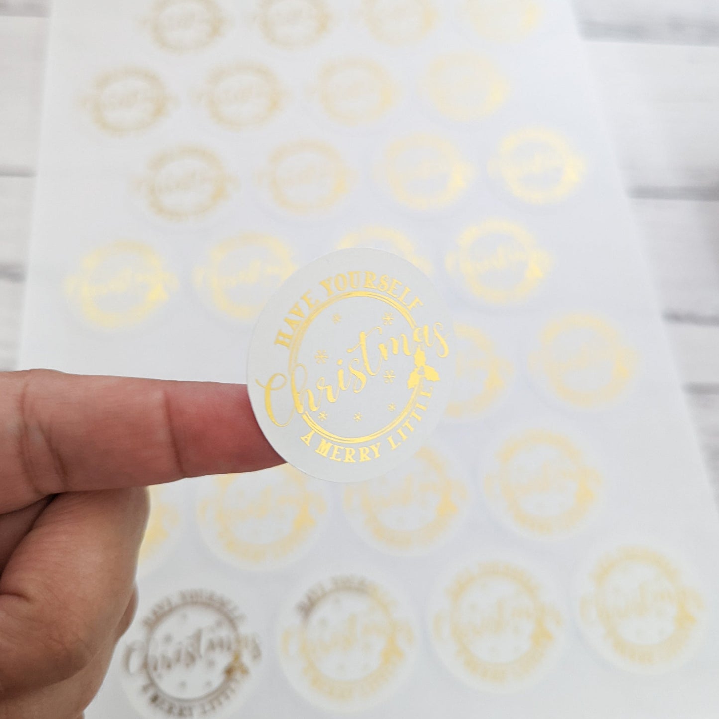 E&L Designs Have Yourself a Merry Christmas Stickers