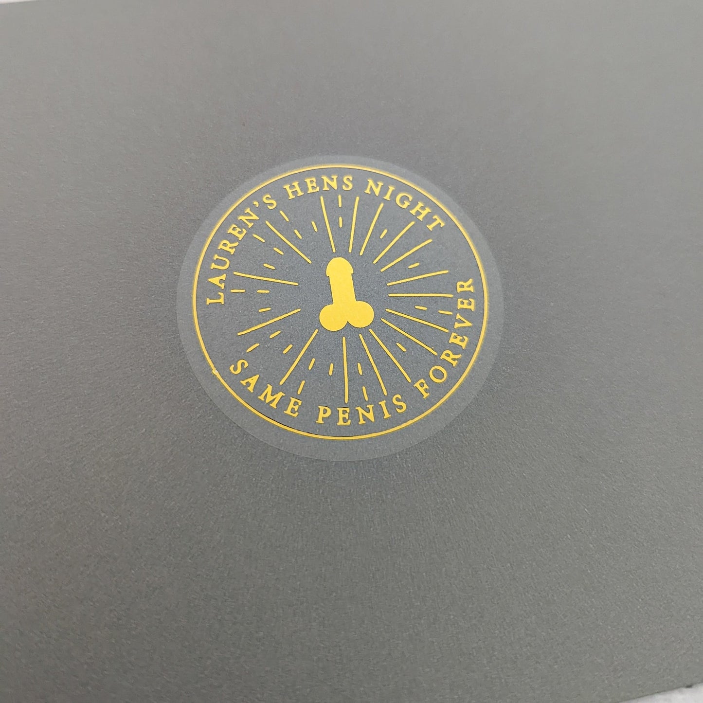E&L Designs Hens Night Penis Stickers