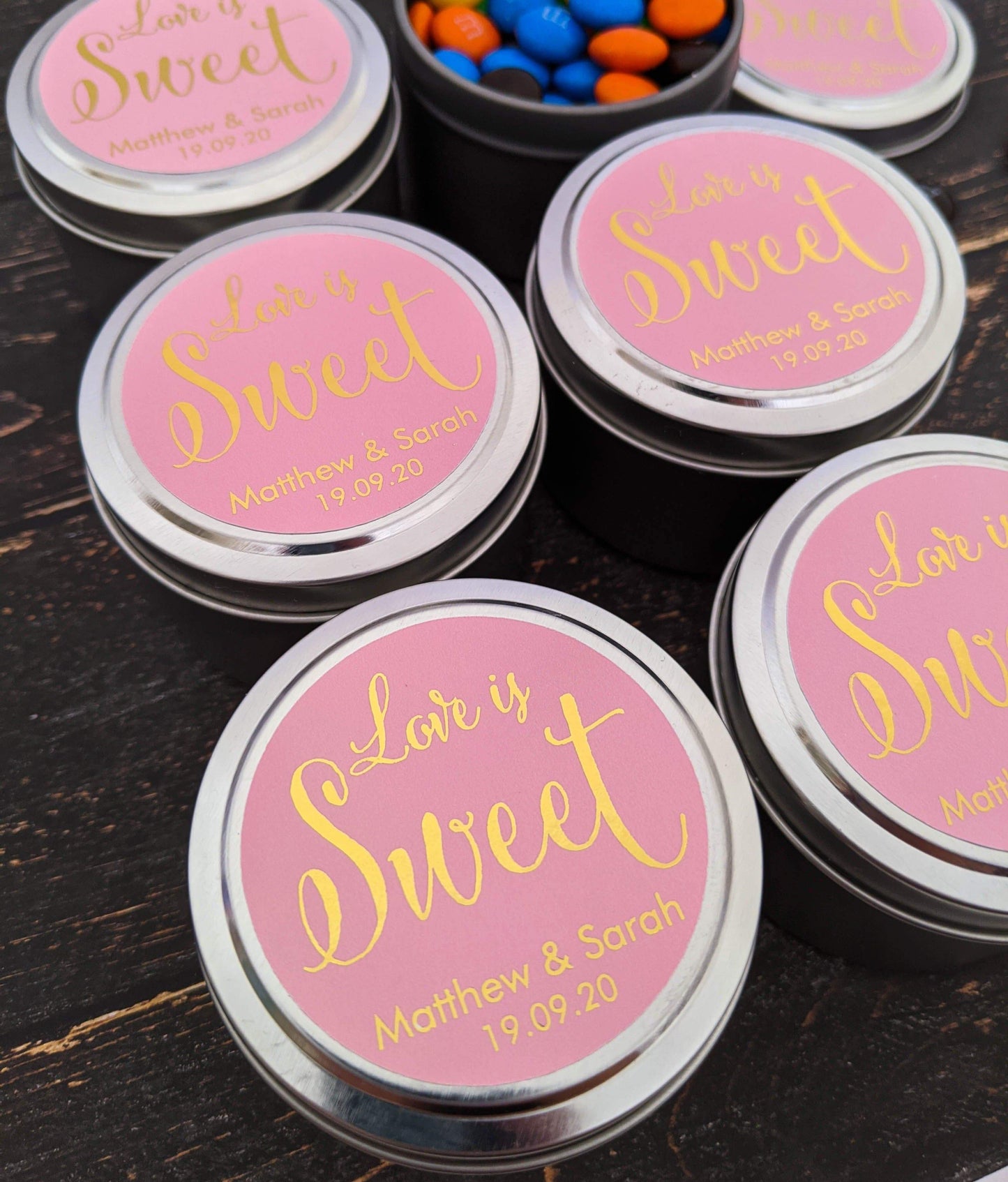 E&L Designs Love is Sweet Colour Foil Stickers