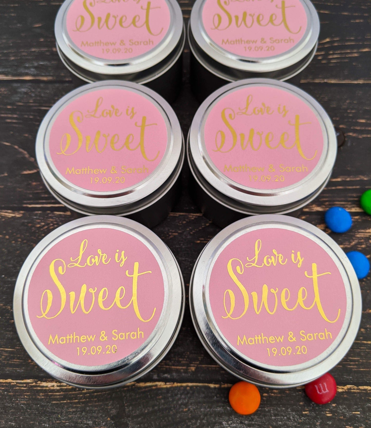 E&L Designs Love is Sweet Colour Foil Stickers