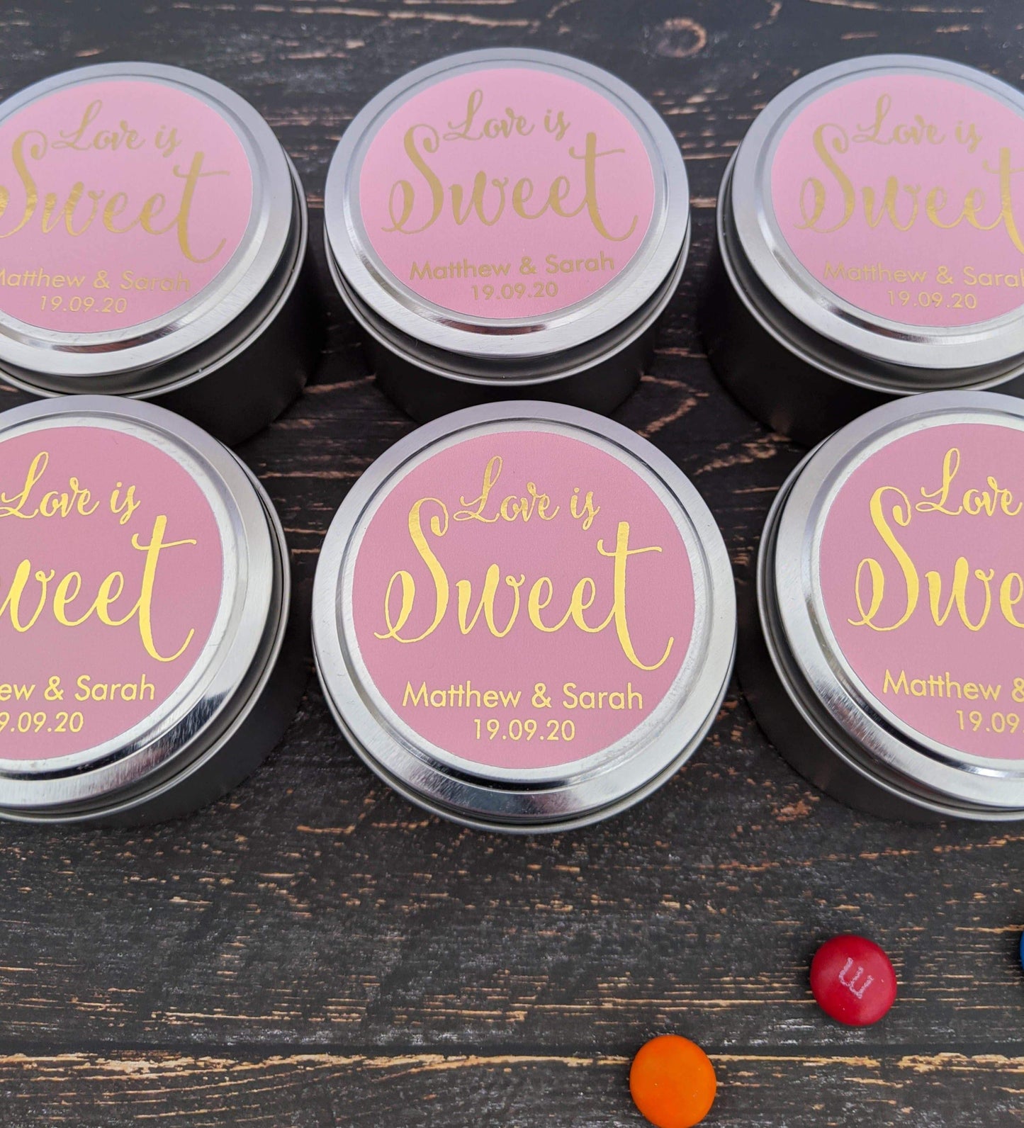 E&L Designs Love is Sweet Colour Foil Stickers