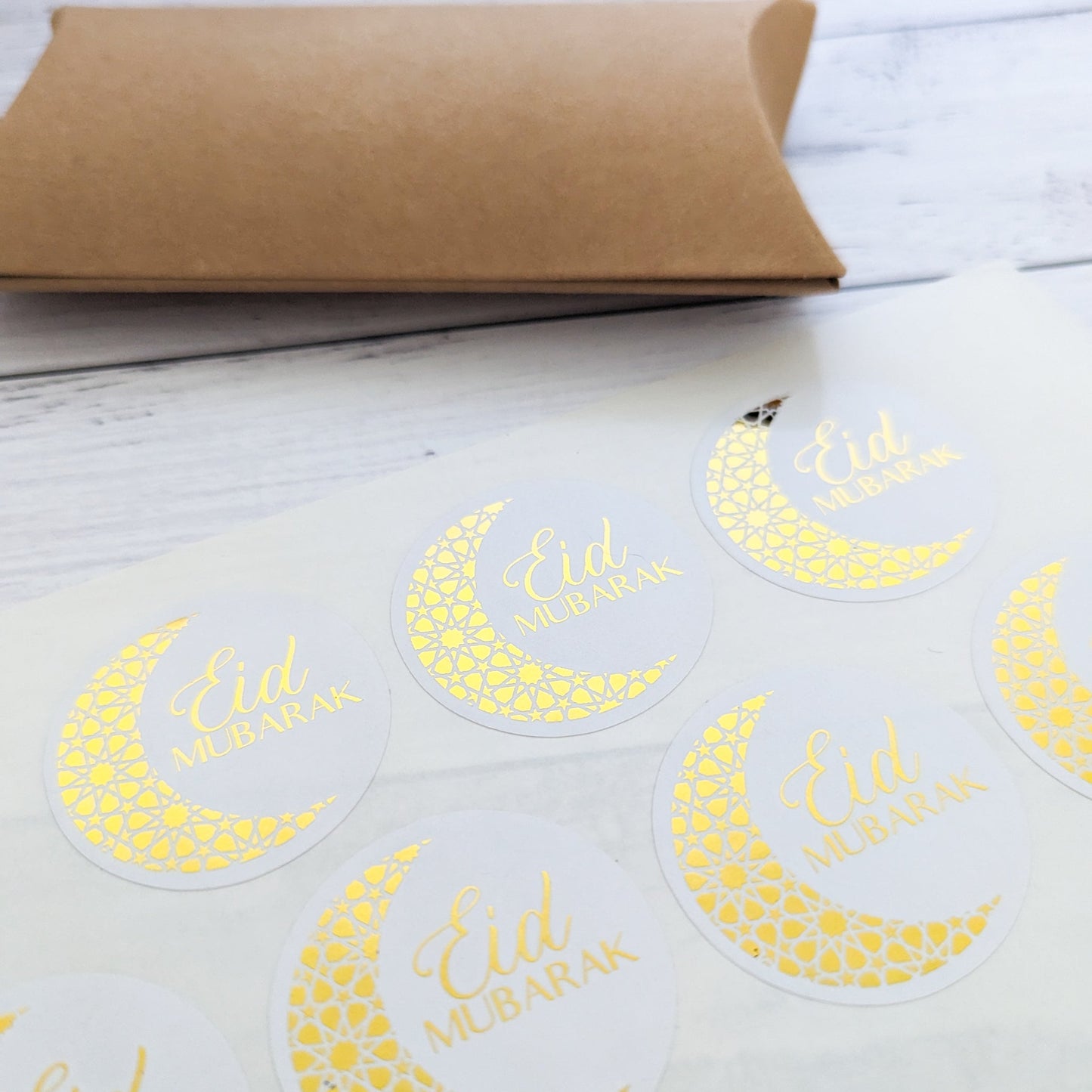 E&L Designs Moon Eid Mubarak Stickers