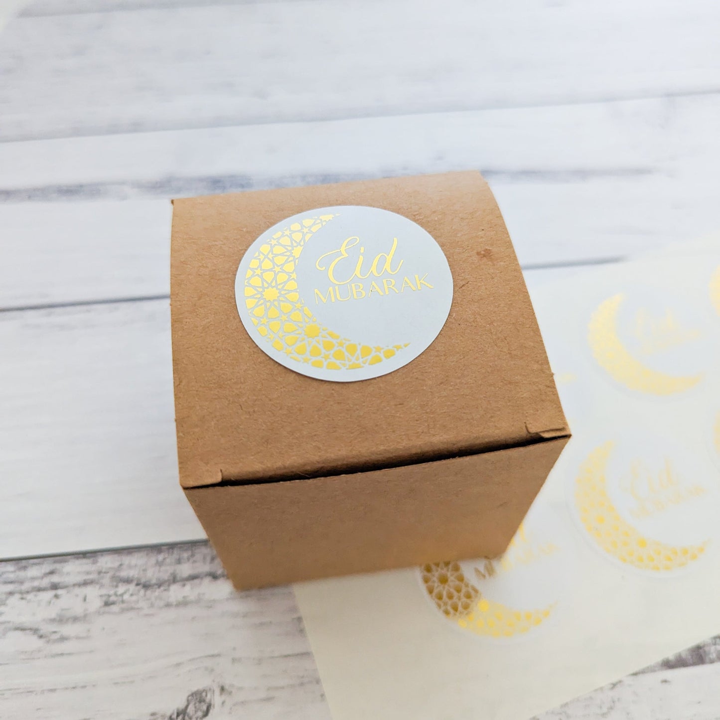 E&L Designs Moon Eid Mubarak Stickers