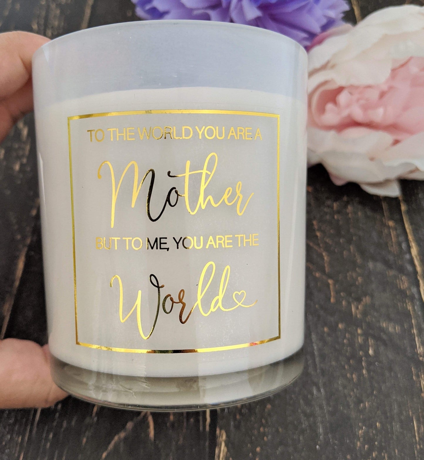 E&L Designs Mother's Day Clear Foiled Candle Stickers