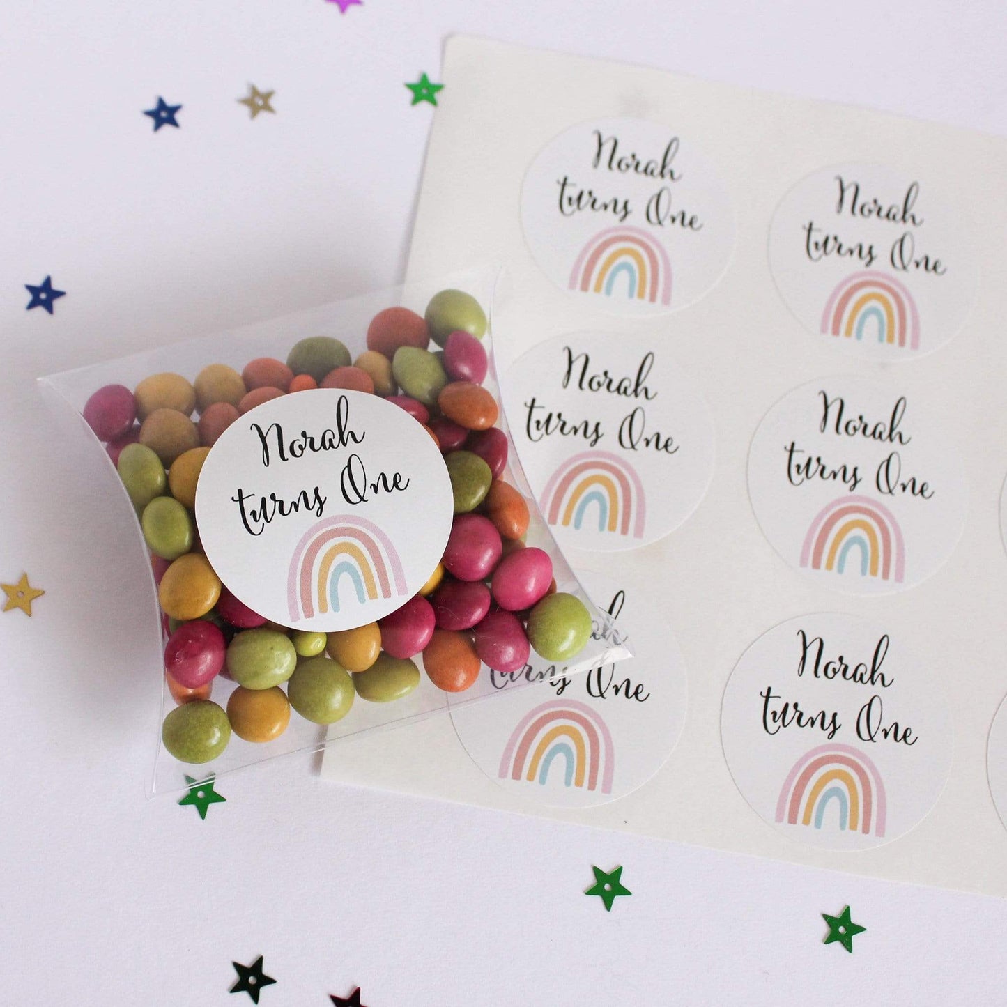 E&L Designs Natural Rainbow Stickers