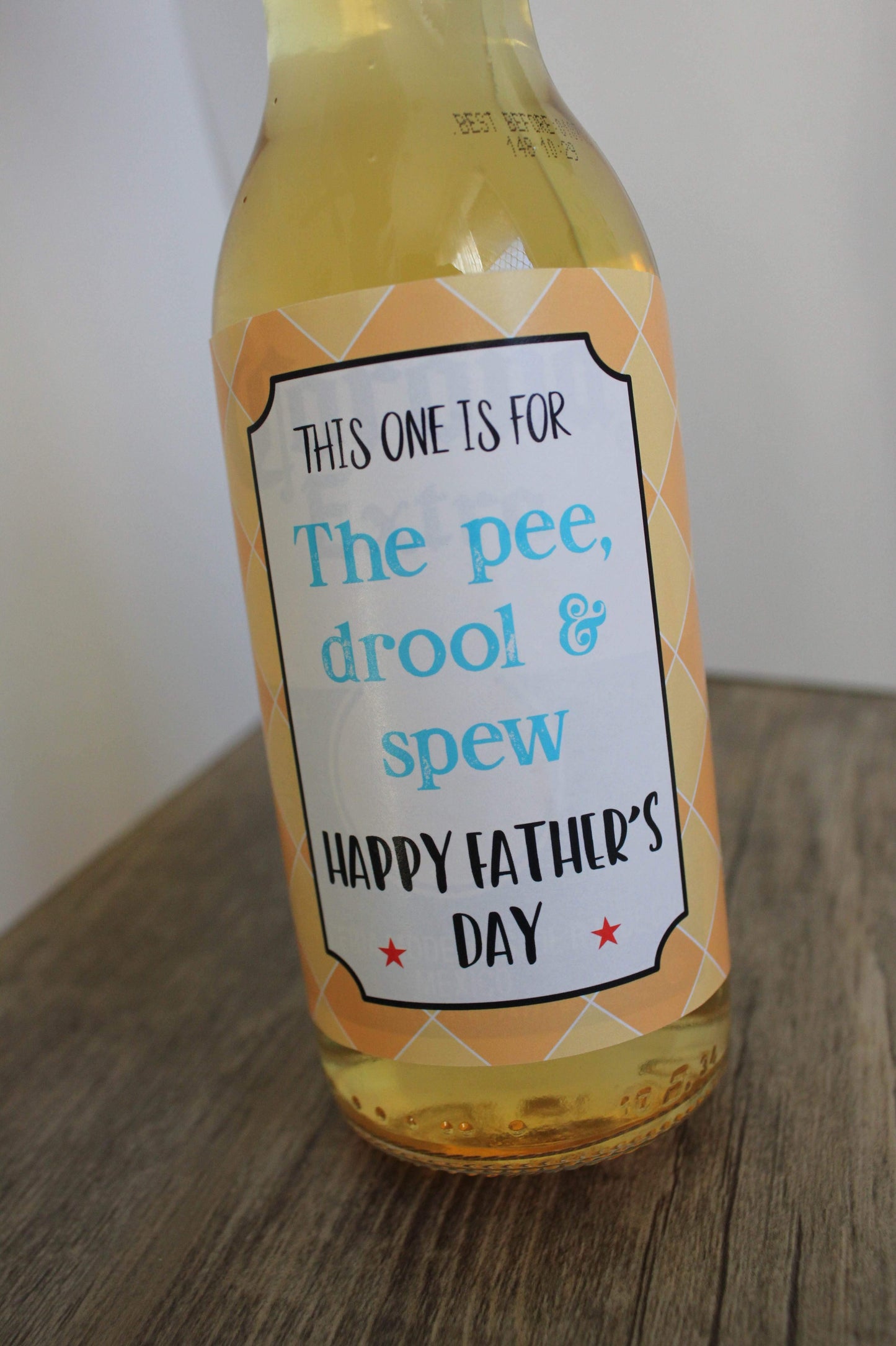 E&L Designs Personalised Beer Bottle Labels - First Father's Day