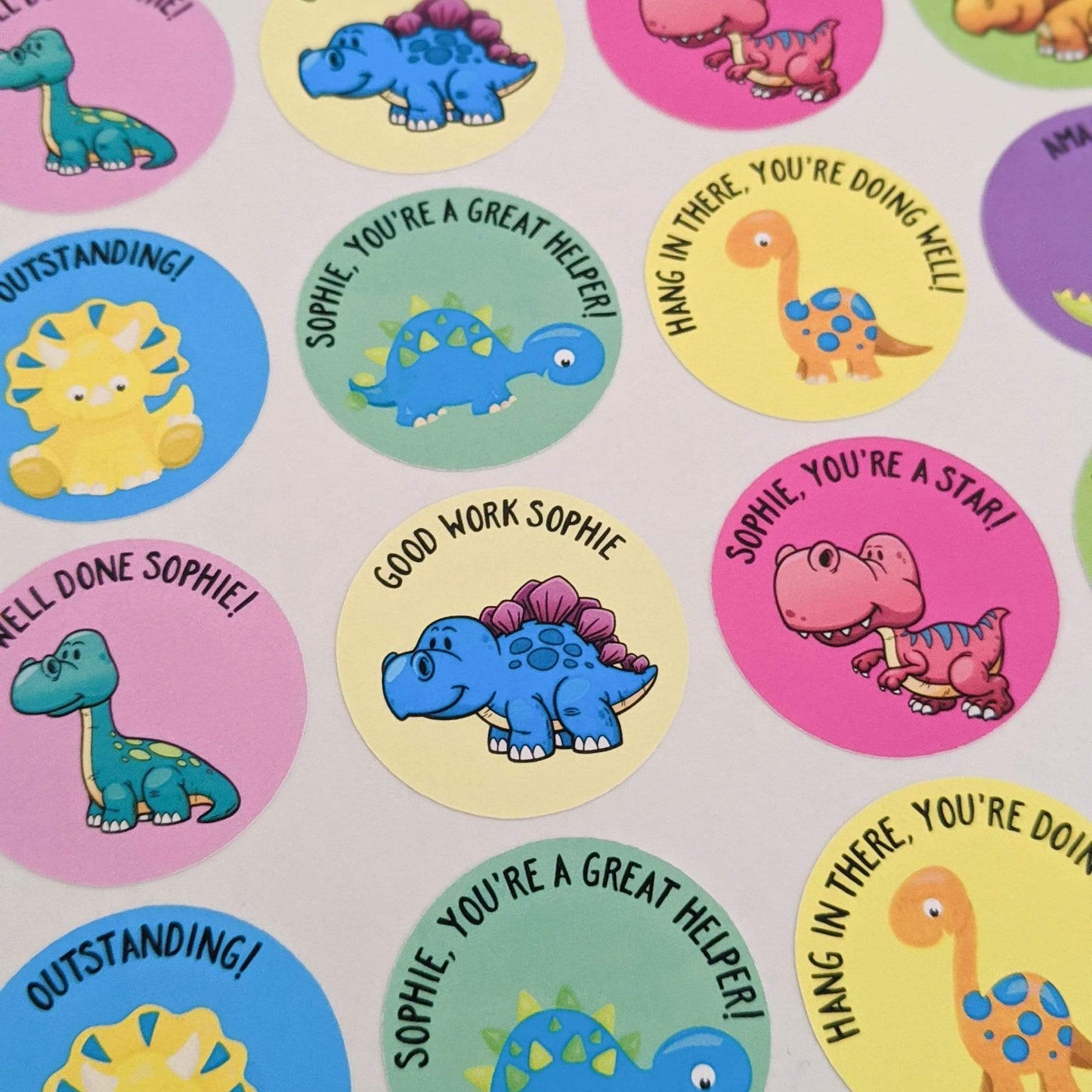 E&L Designs Personalised Homeschool Stickers
