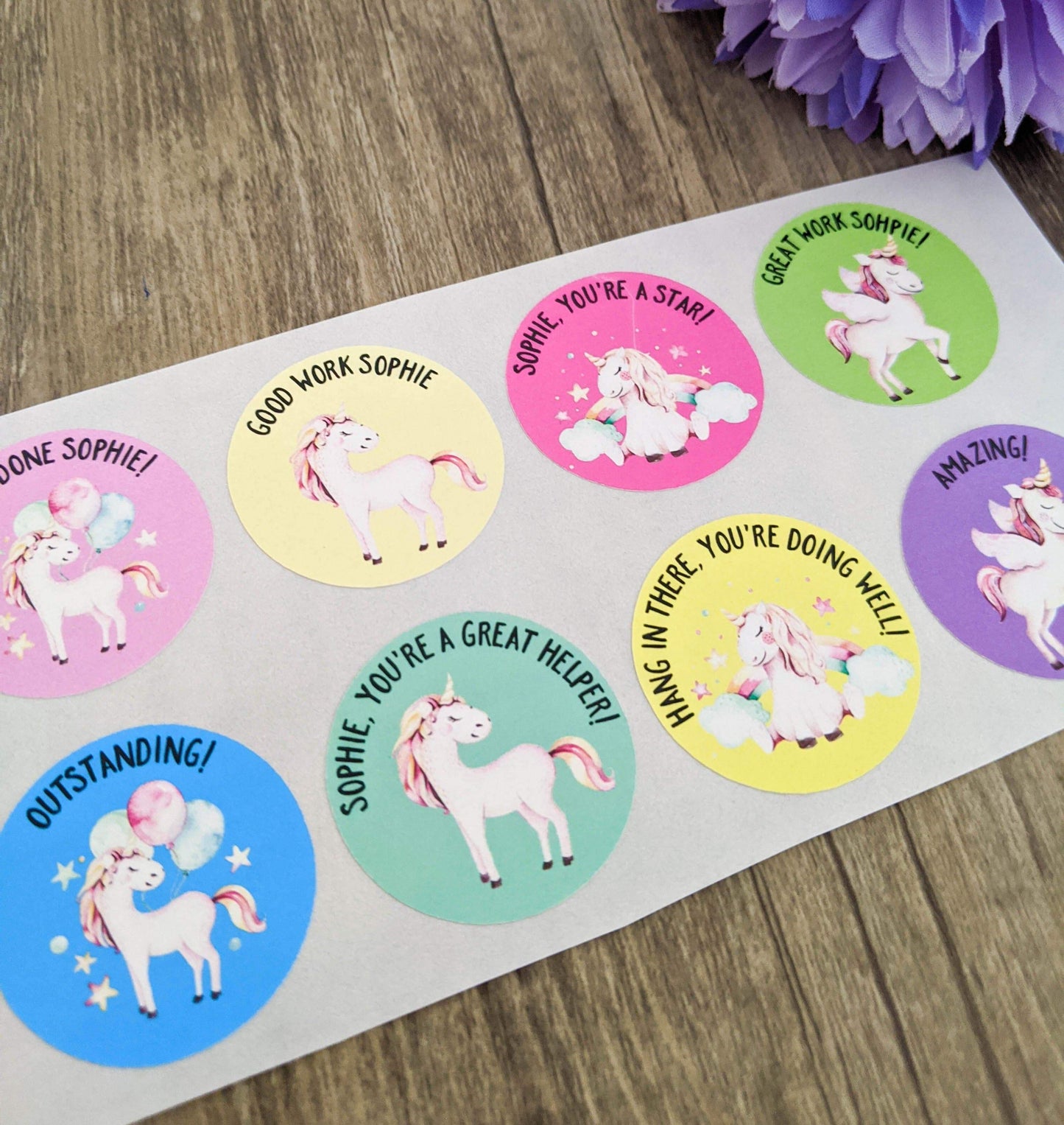 E&L Designs Personalised Homeschool Stickers