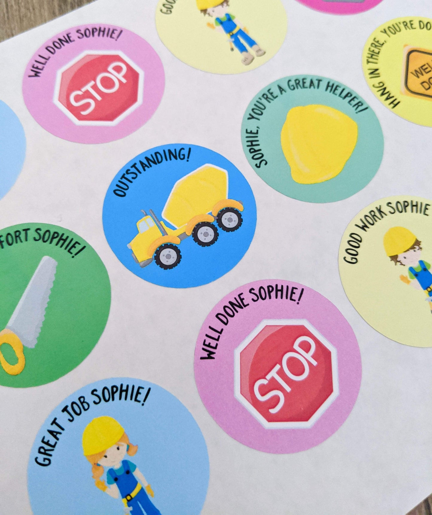 E&L Designs Personalised Homeschool Stickers