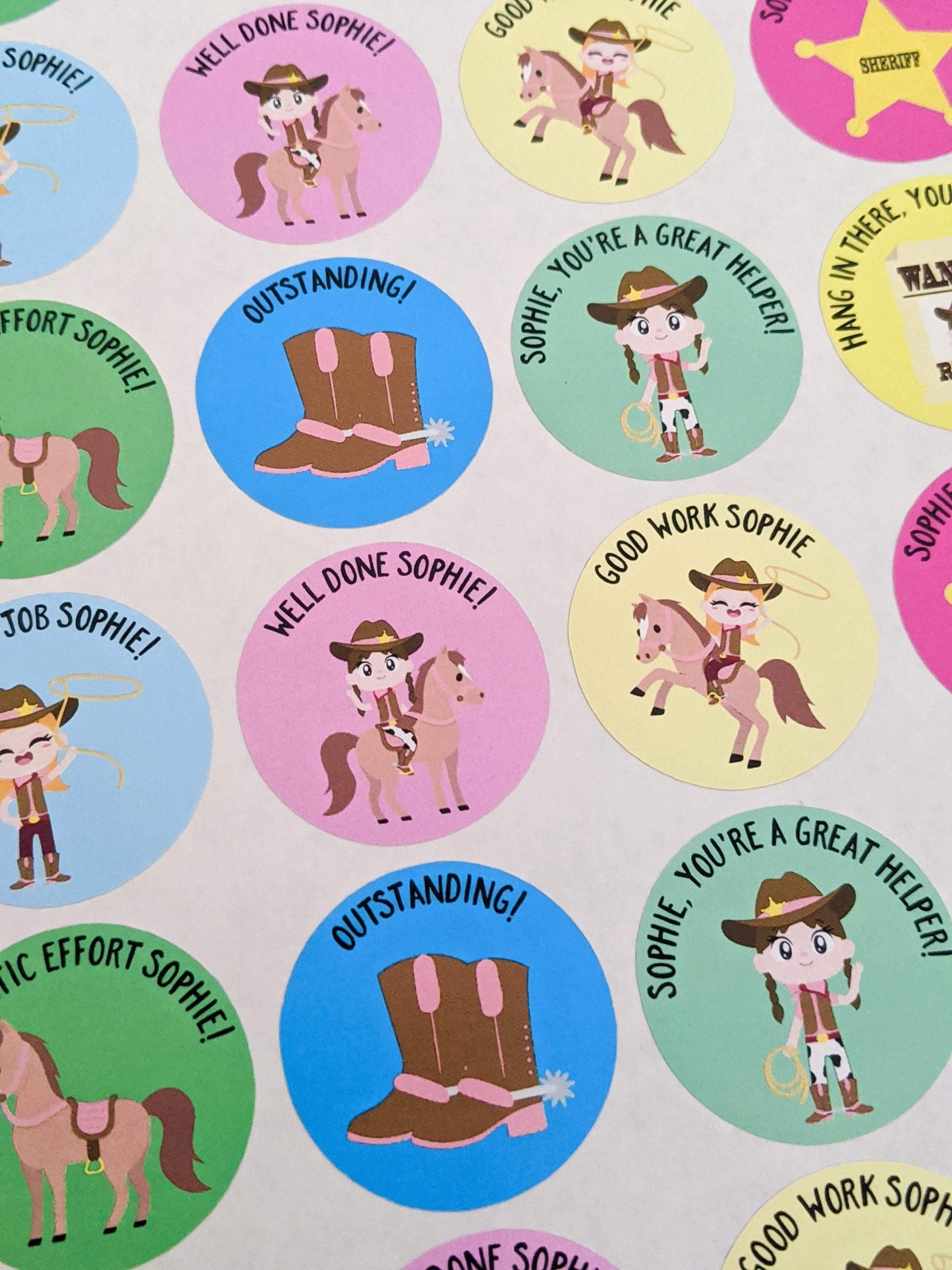 E&L Designs Personalised Homeschool Stickers