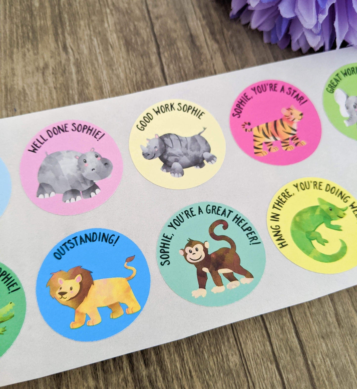 E&L Designs Personalised Homeschool Stickers