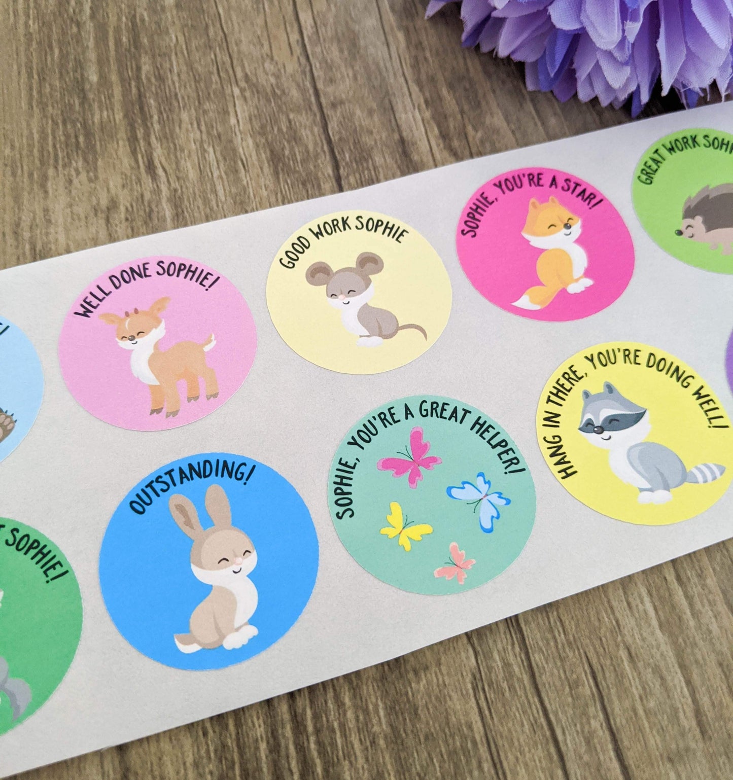 E&L Designs Personalised Homeschool Stickers