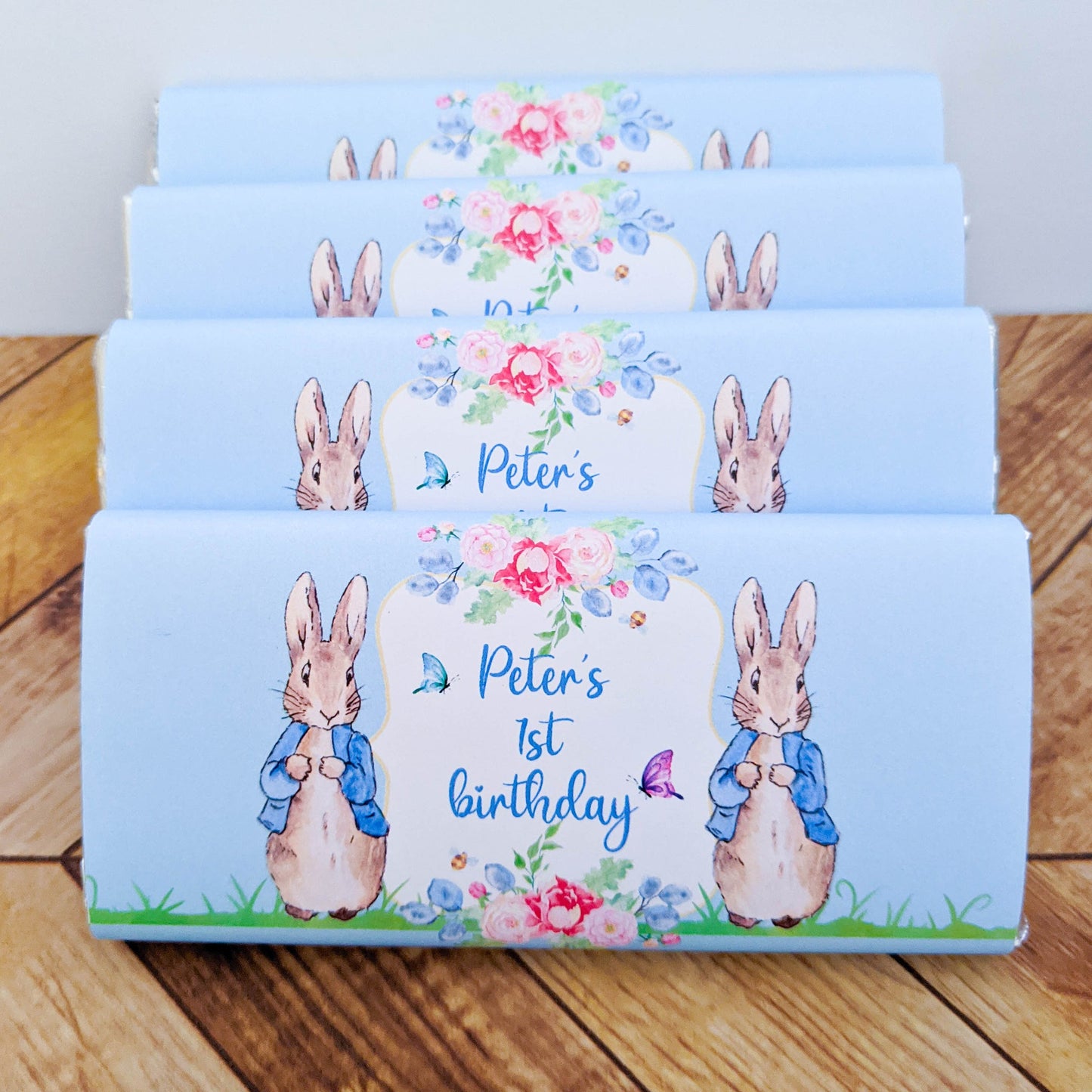 E&L Designs Peter Rabbit Chocolate Wrappers, Set of 10