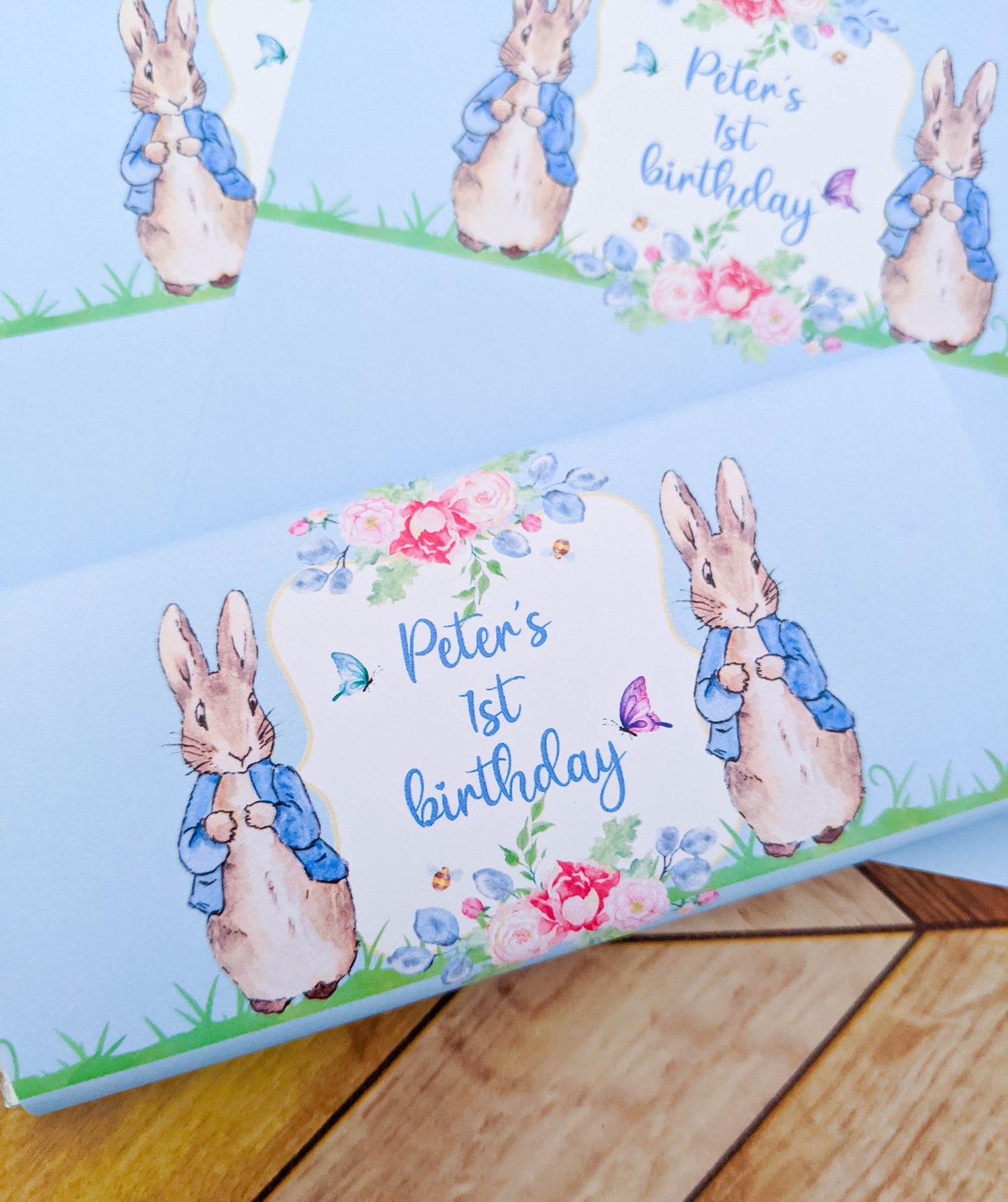 E&L Designs Peter Rabbit Chocolate Wrappers, Set of 10