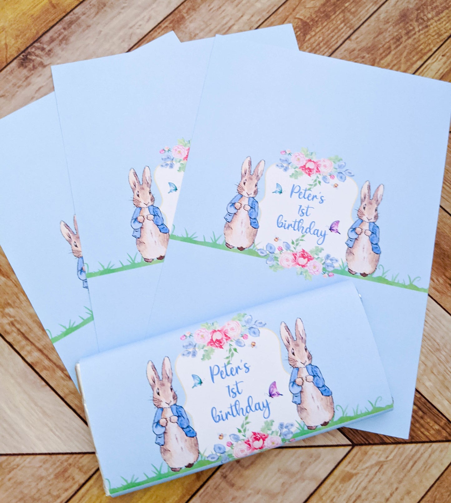 E&L Designs Peter Rabbit Chocolate Wrappers, Set of 10