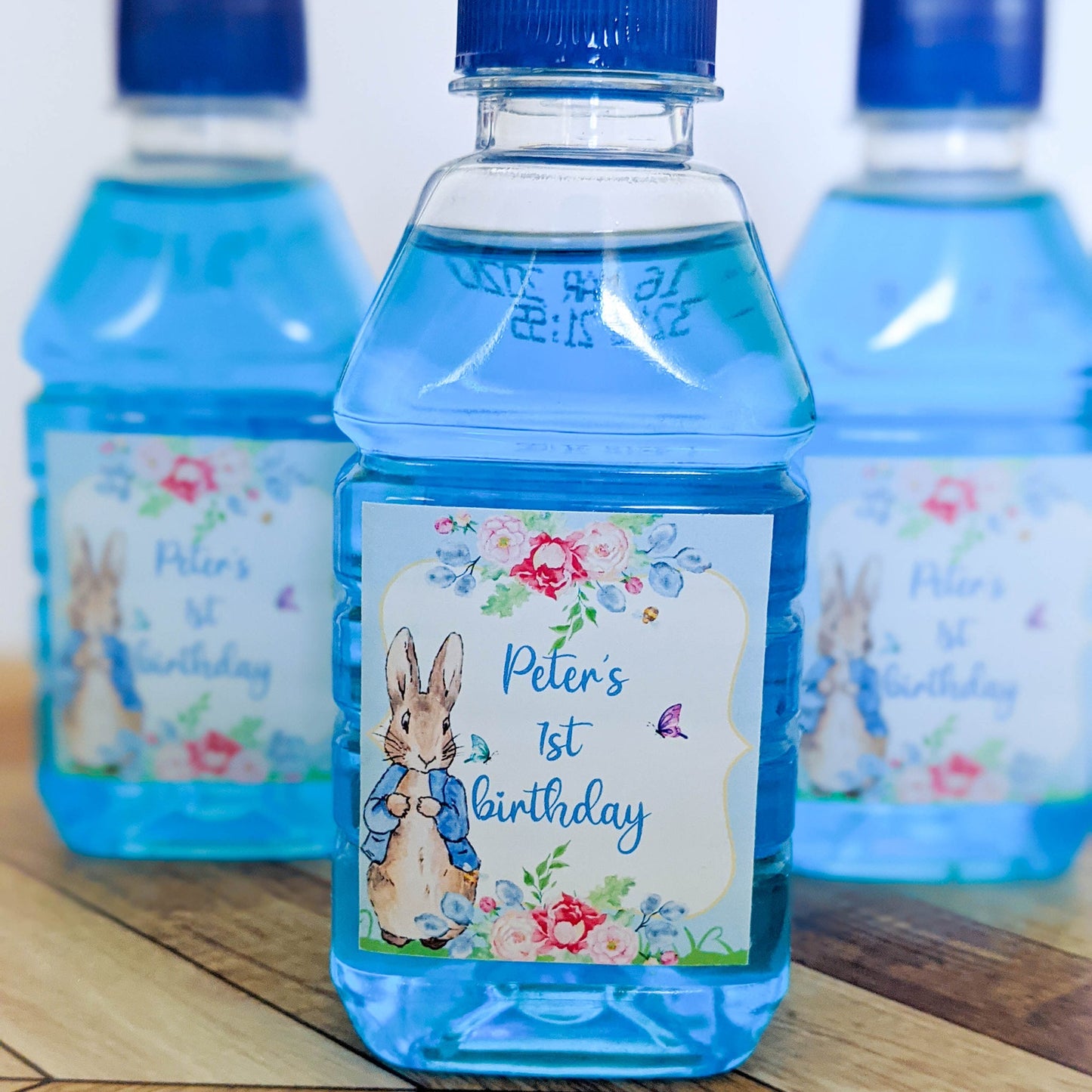 E&L Designs Peter Rabbit Pop Top Labels